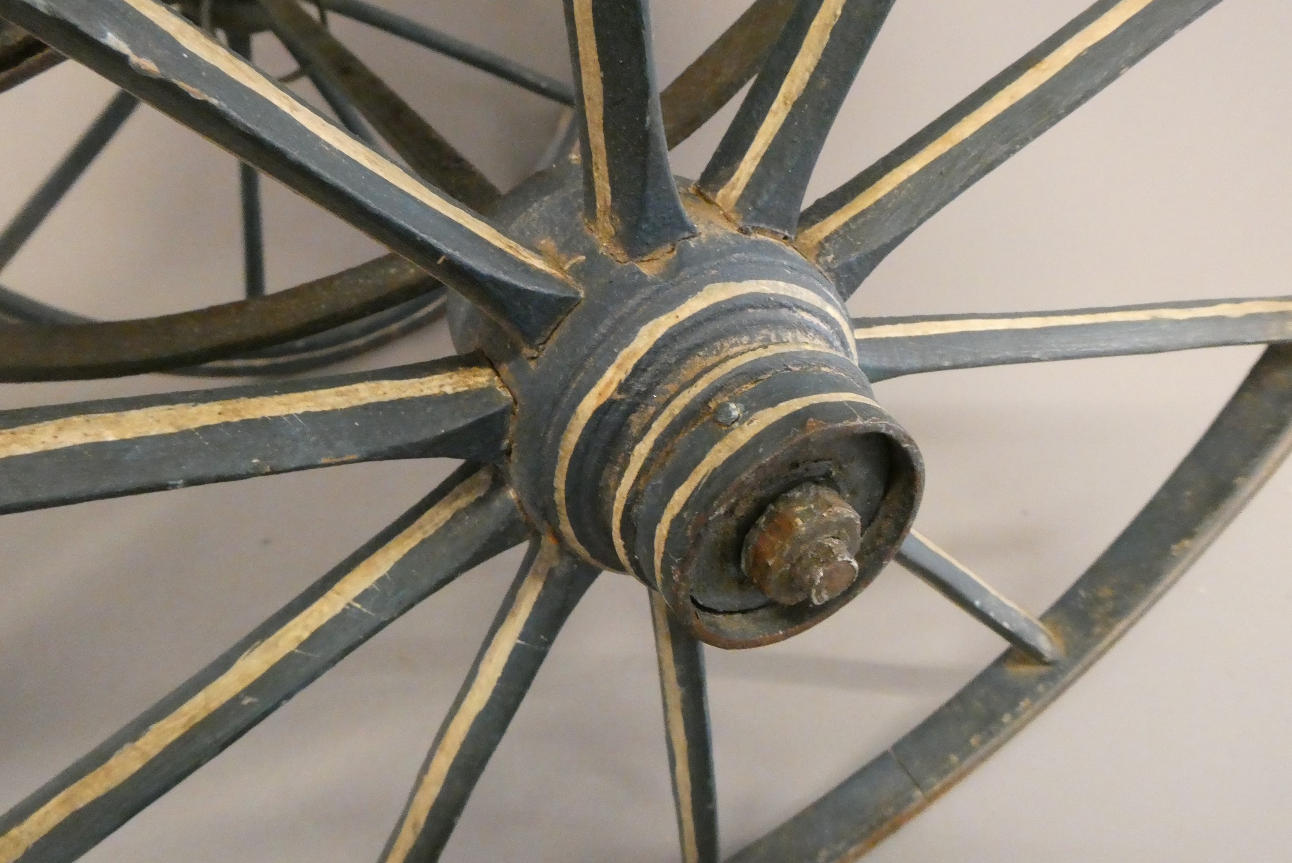 A Victorian three wheel doll's pram Image