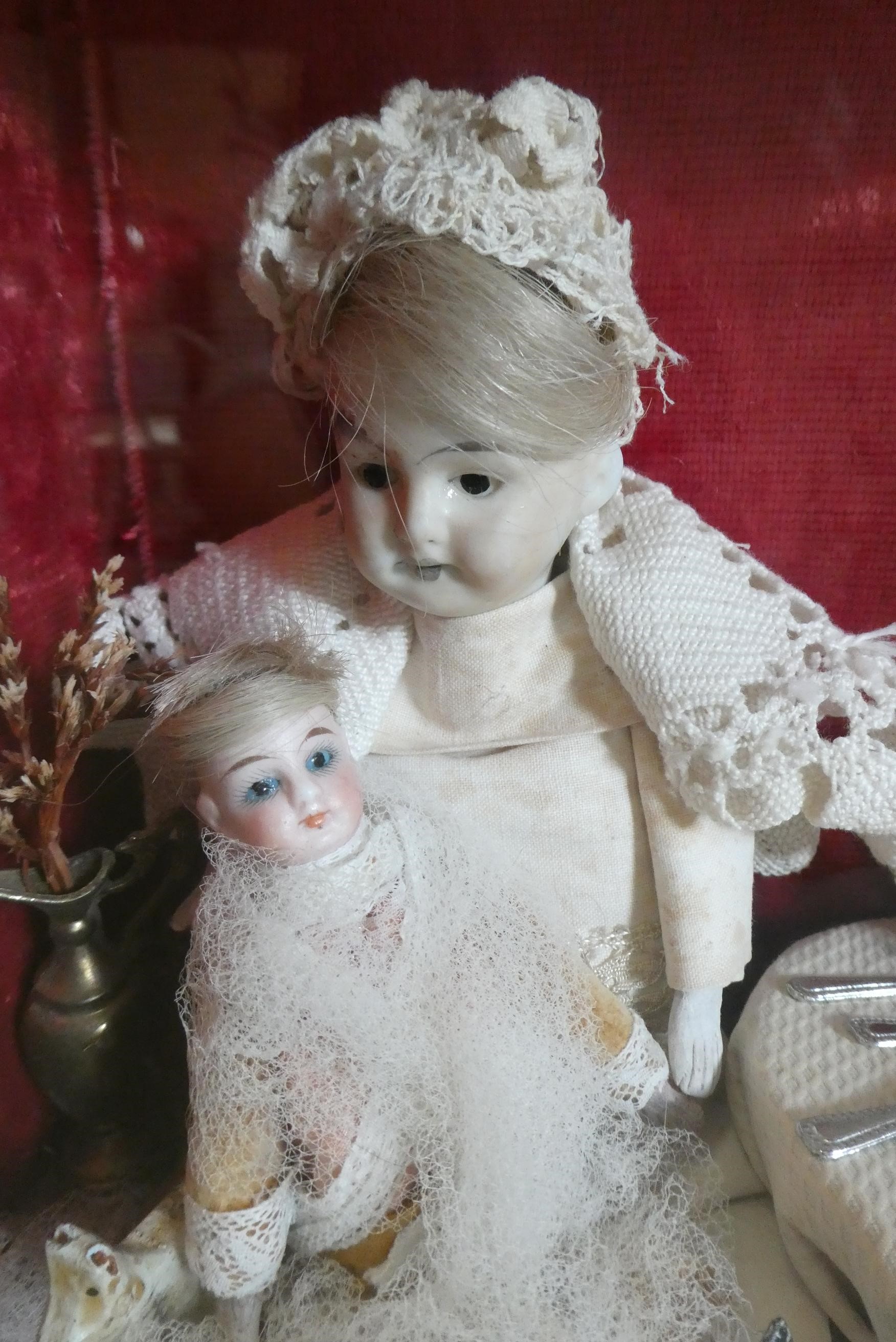 A cased and glazed diorama Image