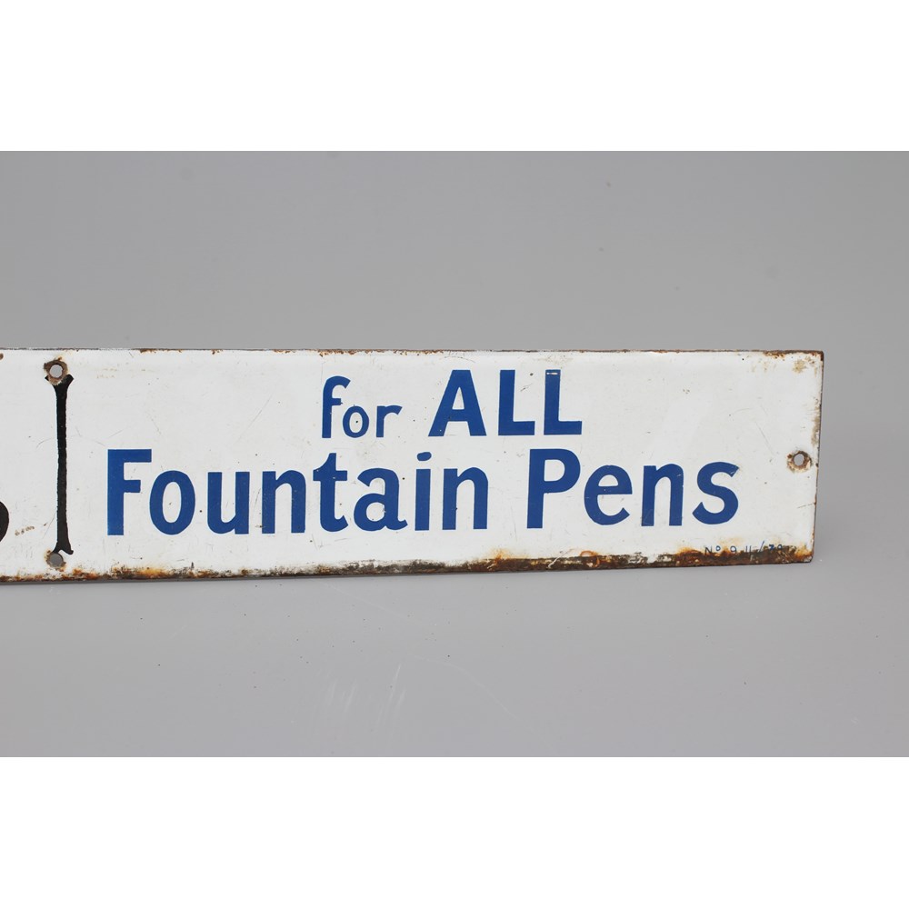 Stephens' ink enamel advertising sign,