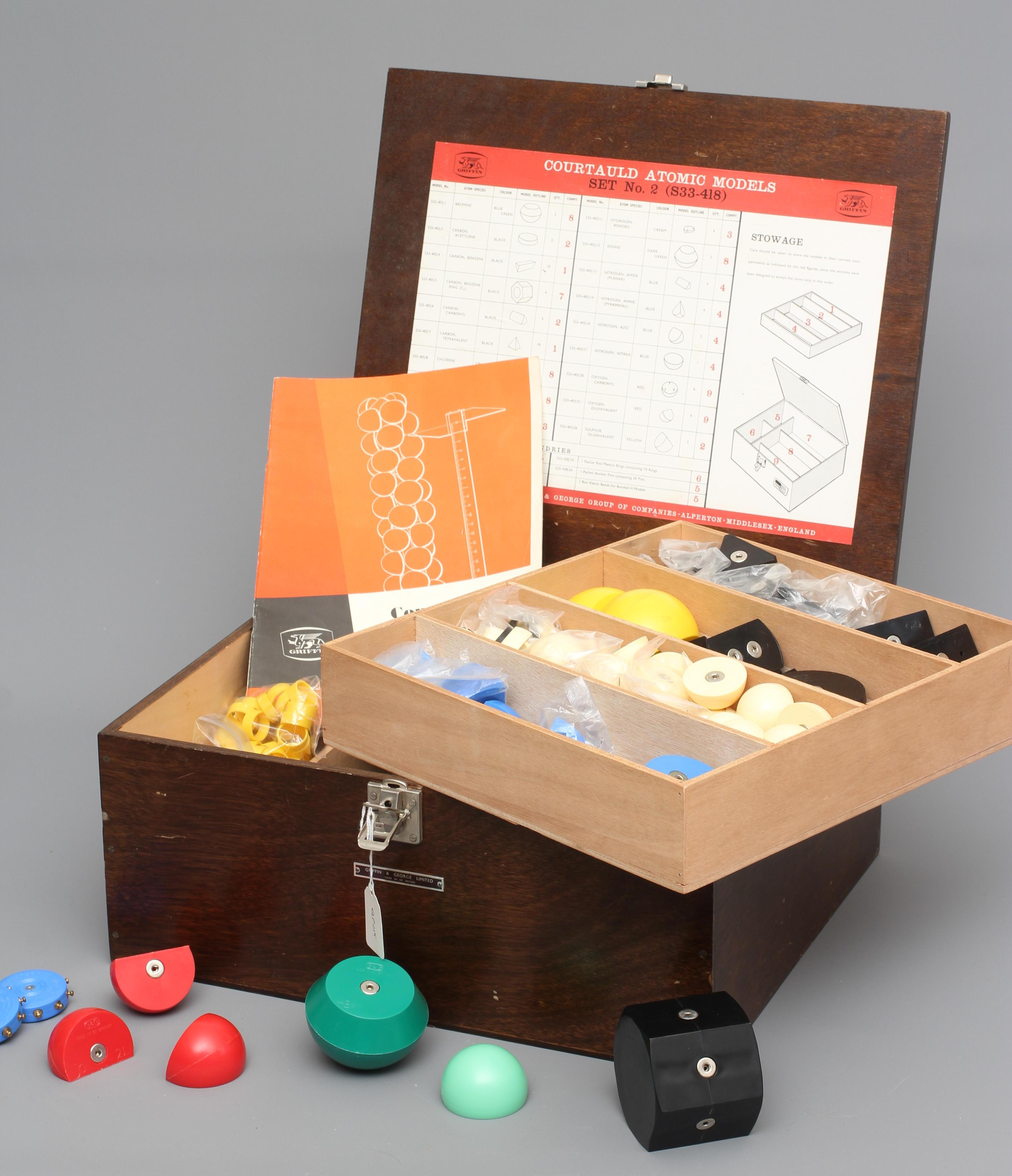 Courtauld Atomic models by Griffin & George Ltd Image