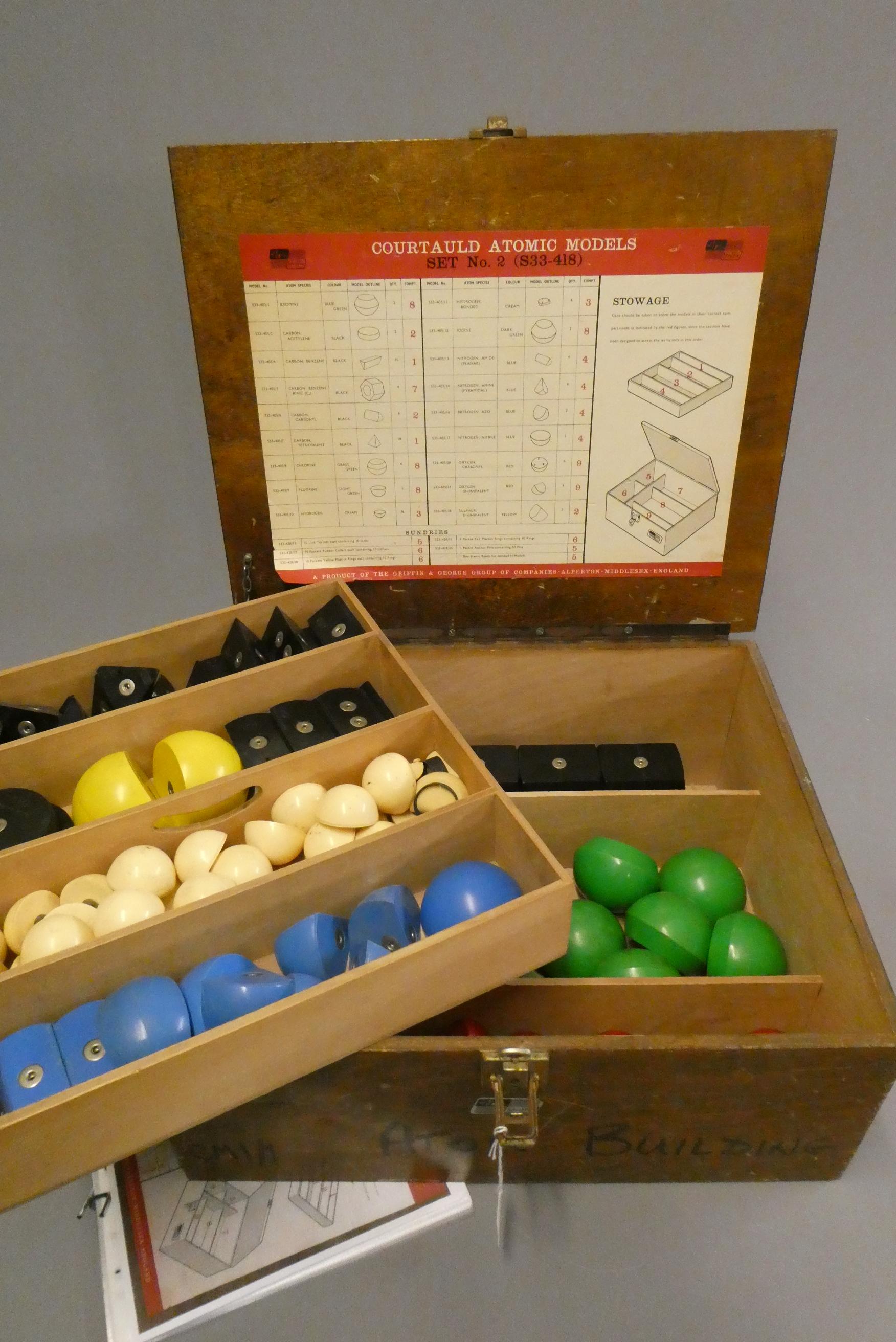 Courtauld Atomic models by Griffin & George Ltd Image