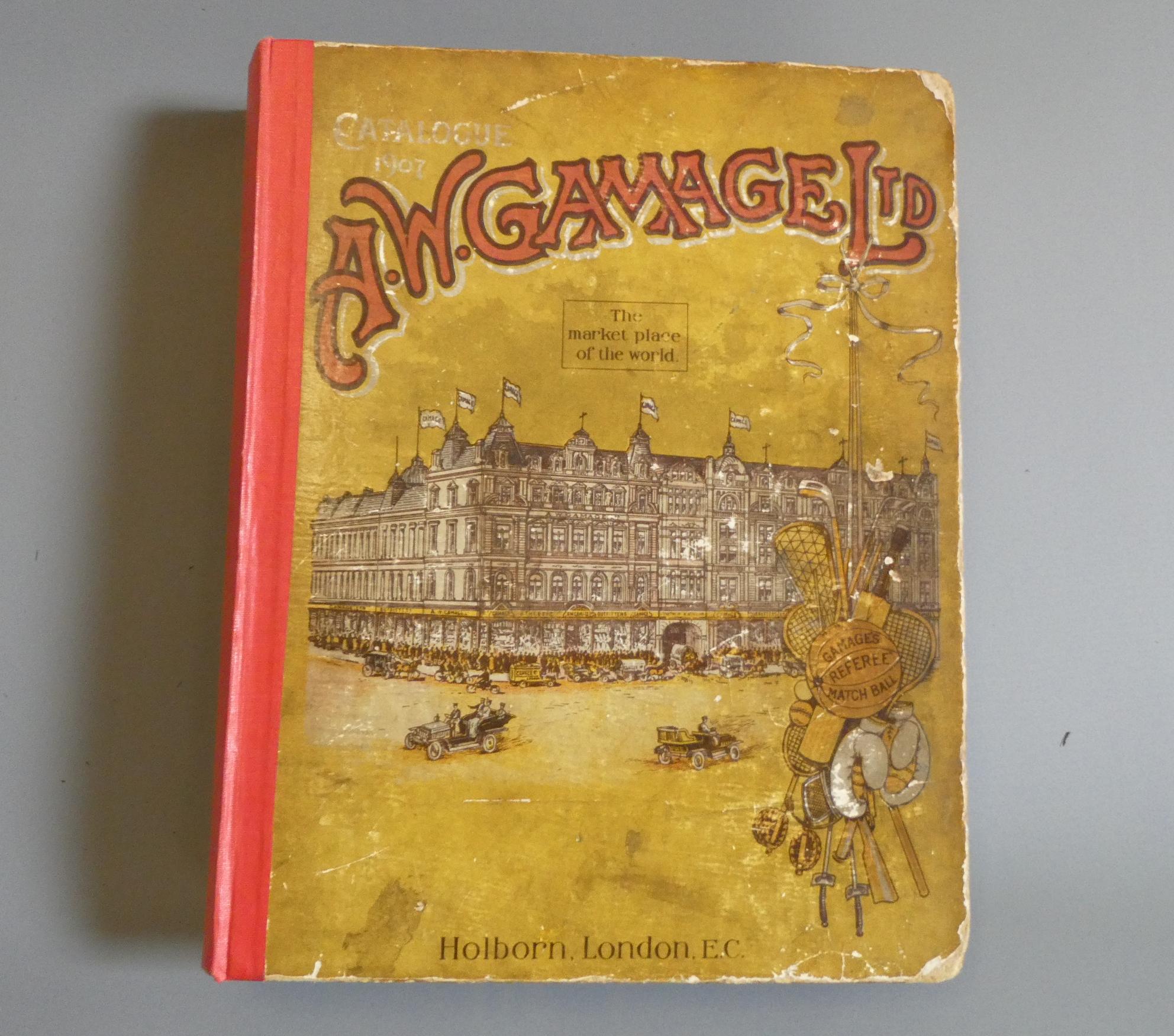 A.W. Gamages Ltd Department Store catalogue from 1907 Image