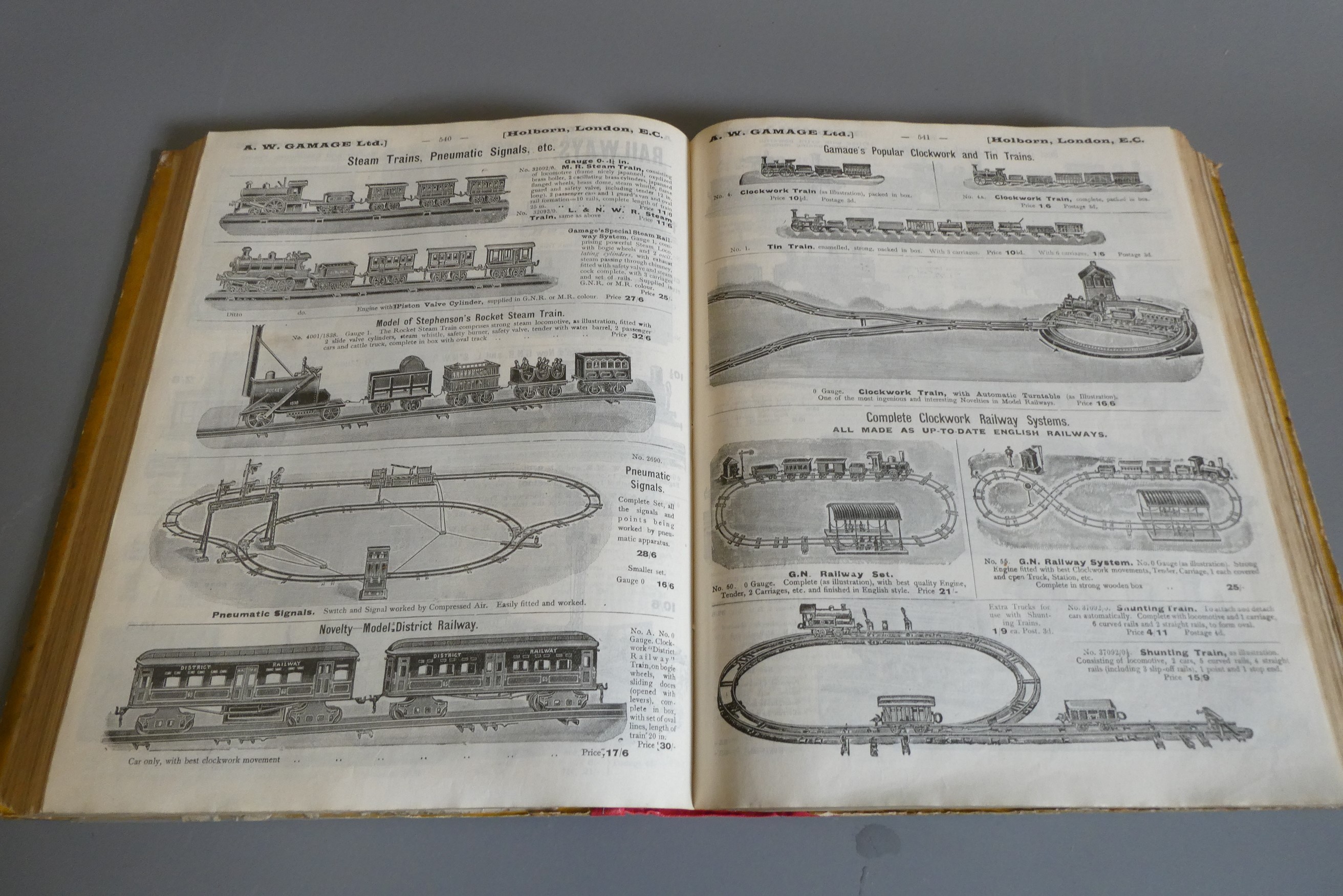 A.W. Gamages Ltd Department Store catalogue from 1907 Image