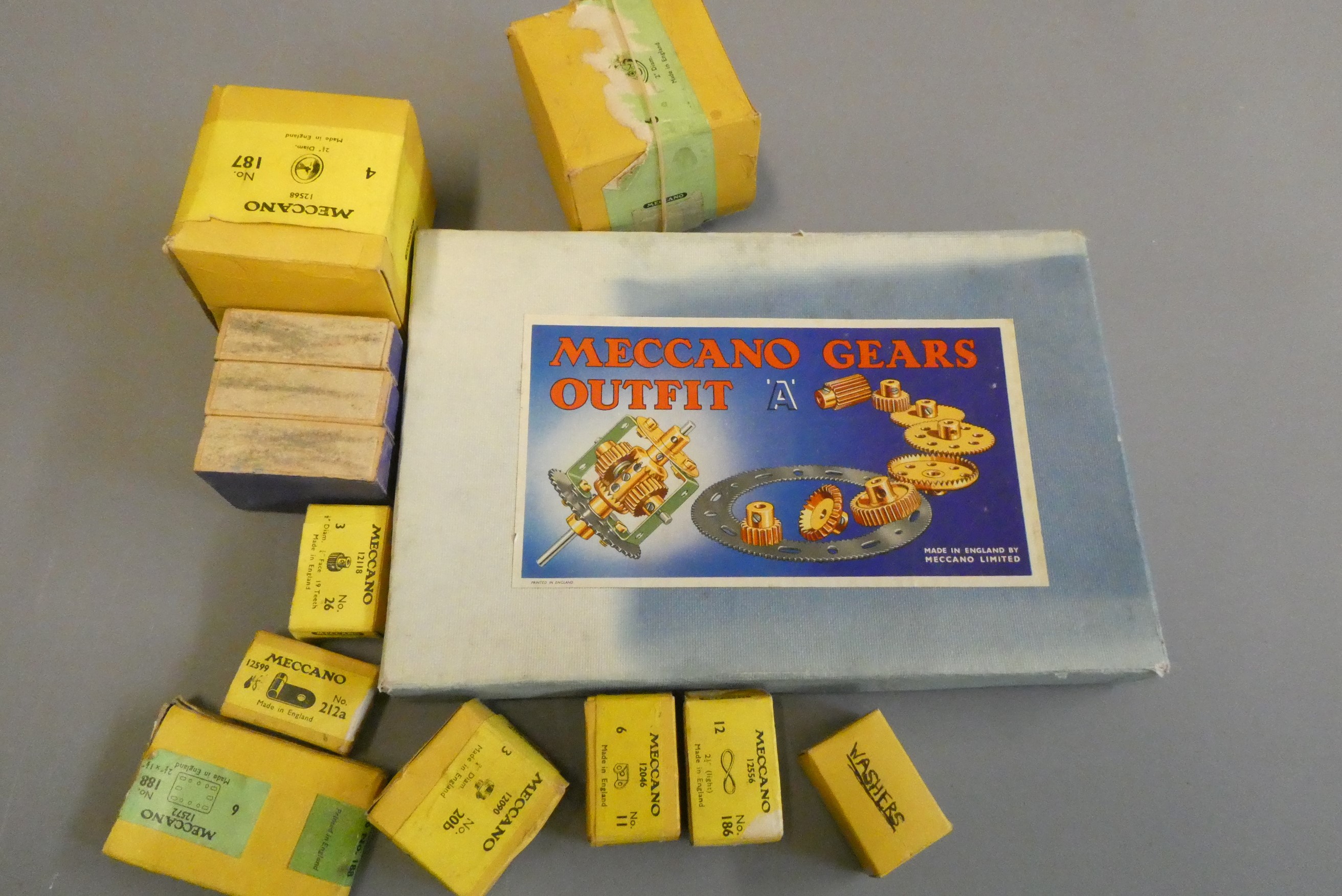 Construction sets by Meccano and Gilbert Erector Image