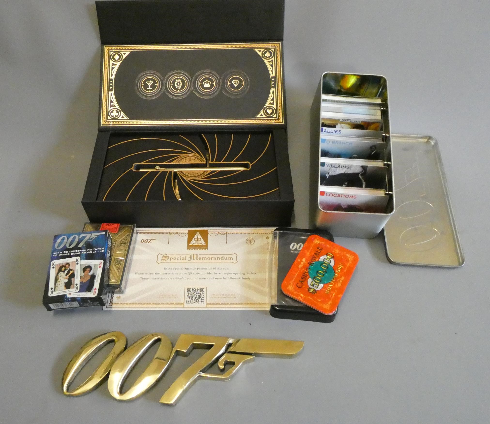 James Bond collectors ephemera including Sony Ericsson K800i phone Image