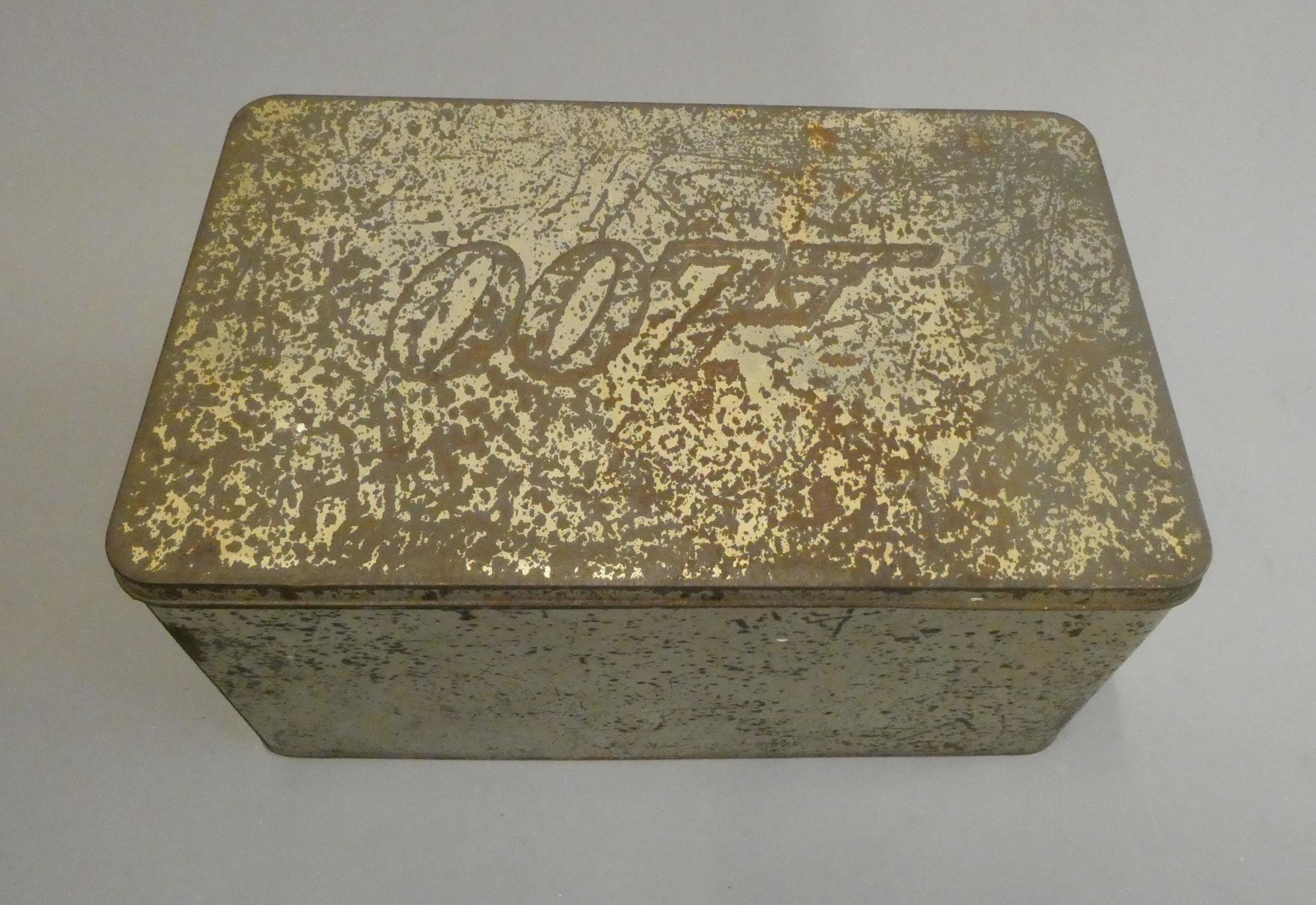 Twenty James Bonds film dvds in 007 embossed tin box (some rusting to box), unchecked for Image