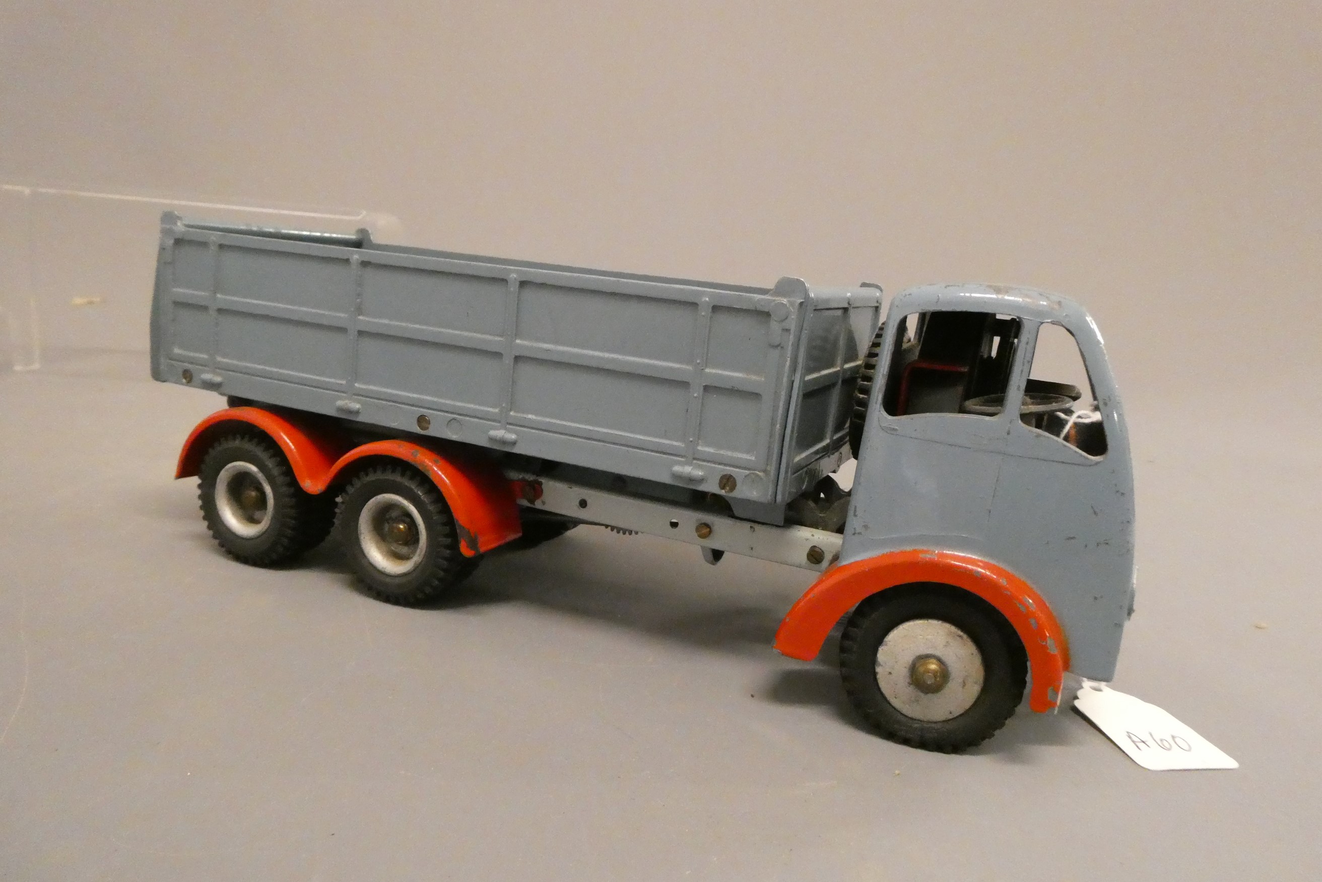 Shackleton Clockwork Foden tipper lorry finished in pale blue with key Image