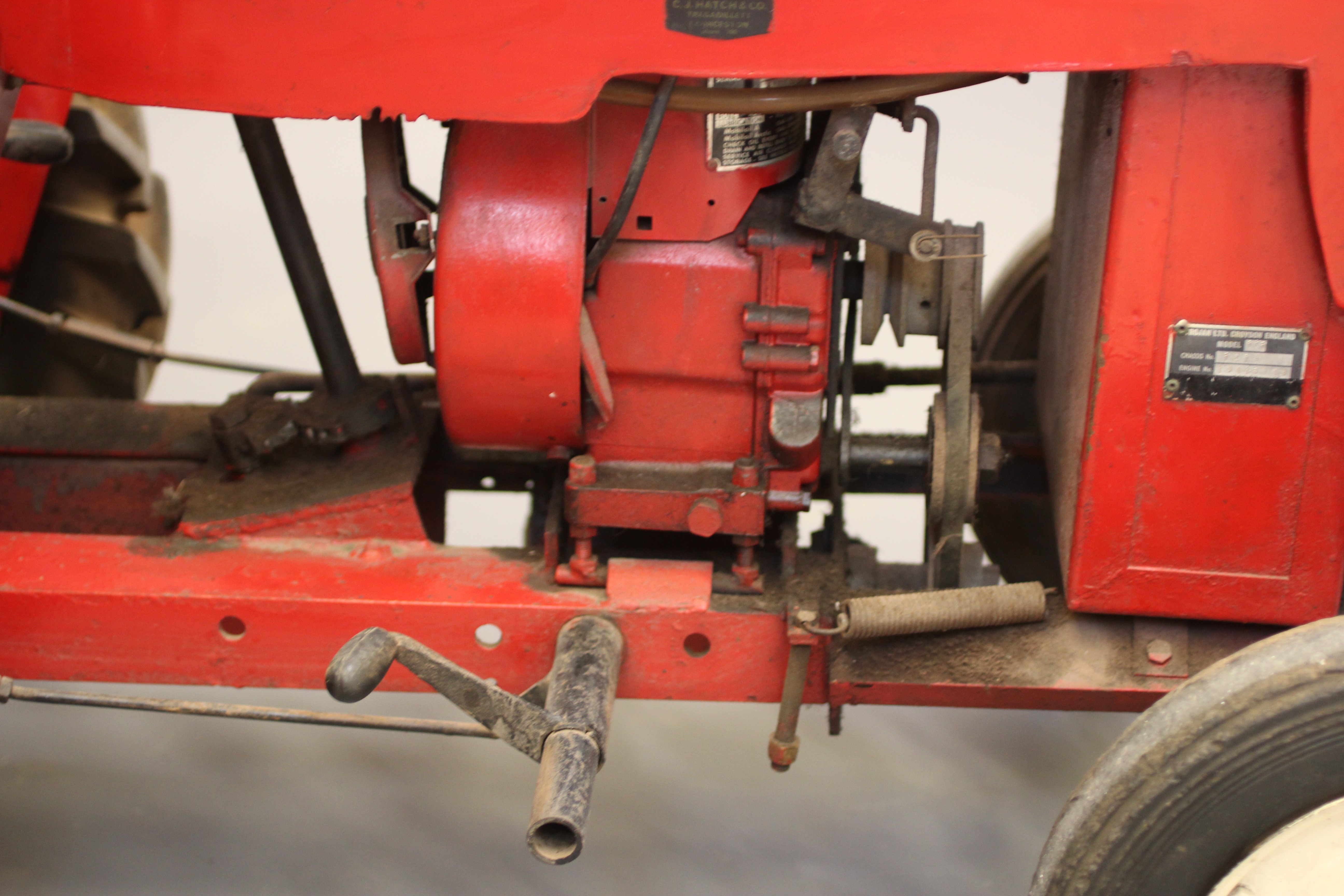 A Trojan miniature petrol driven tractor Image