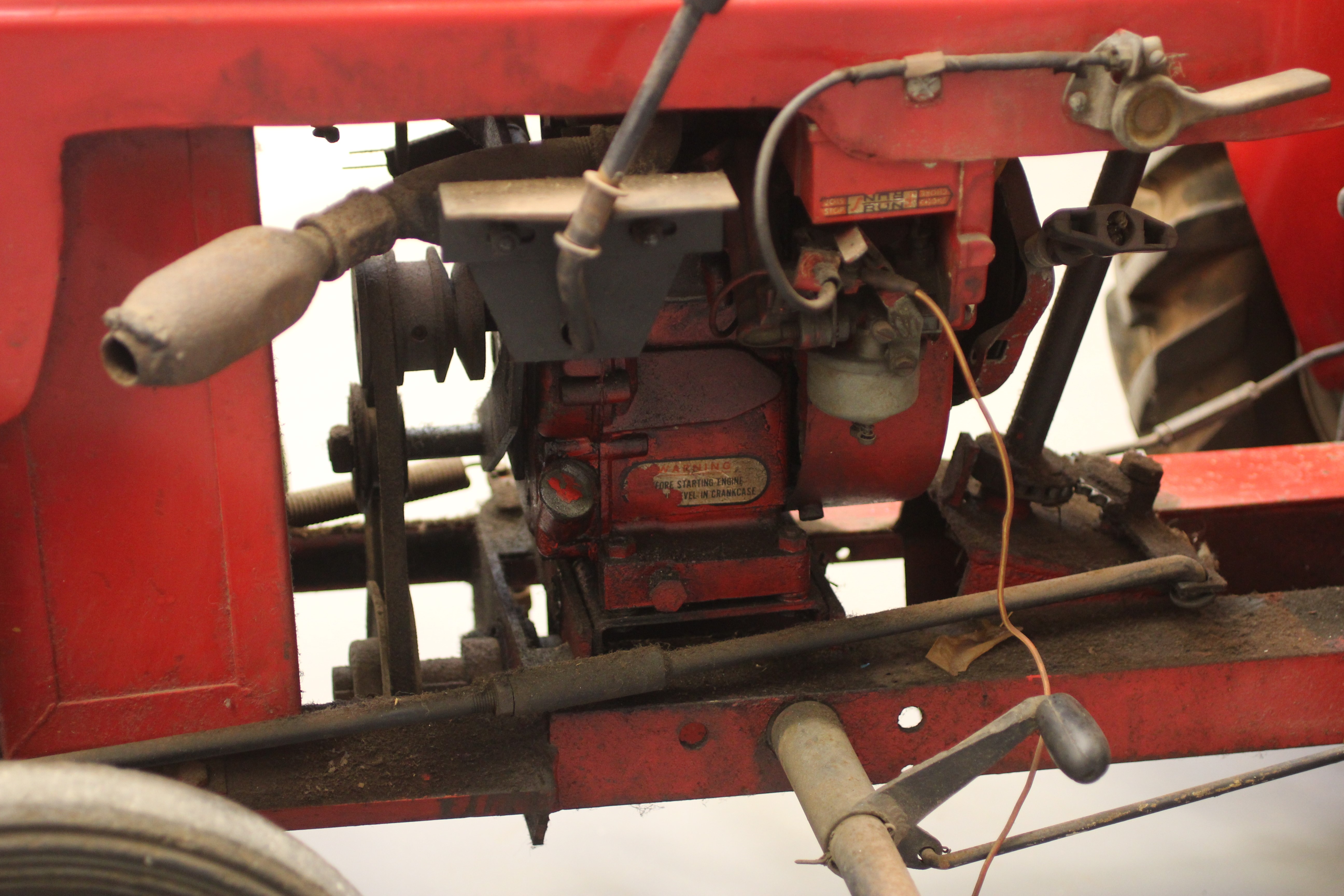 A Trojan miniature petrol driven tractor Image