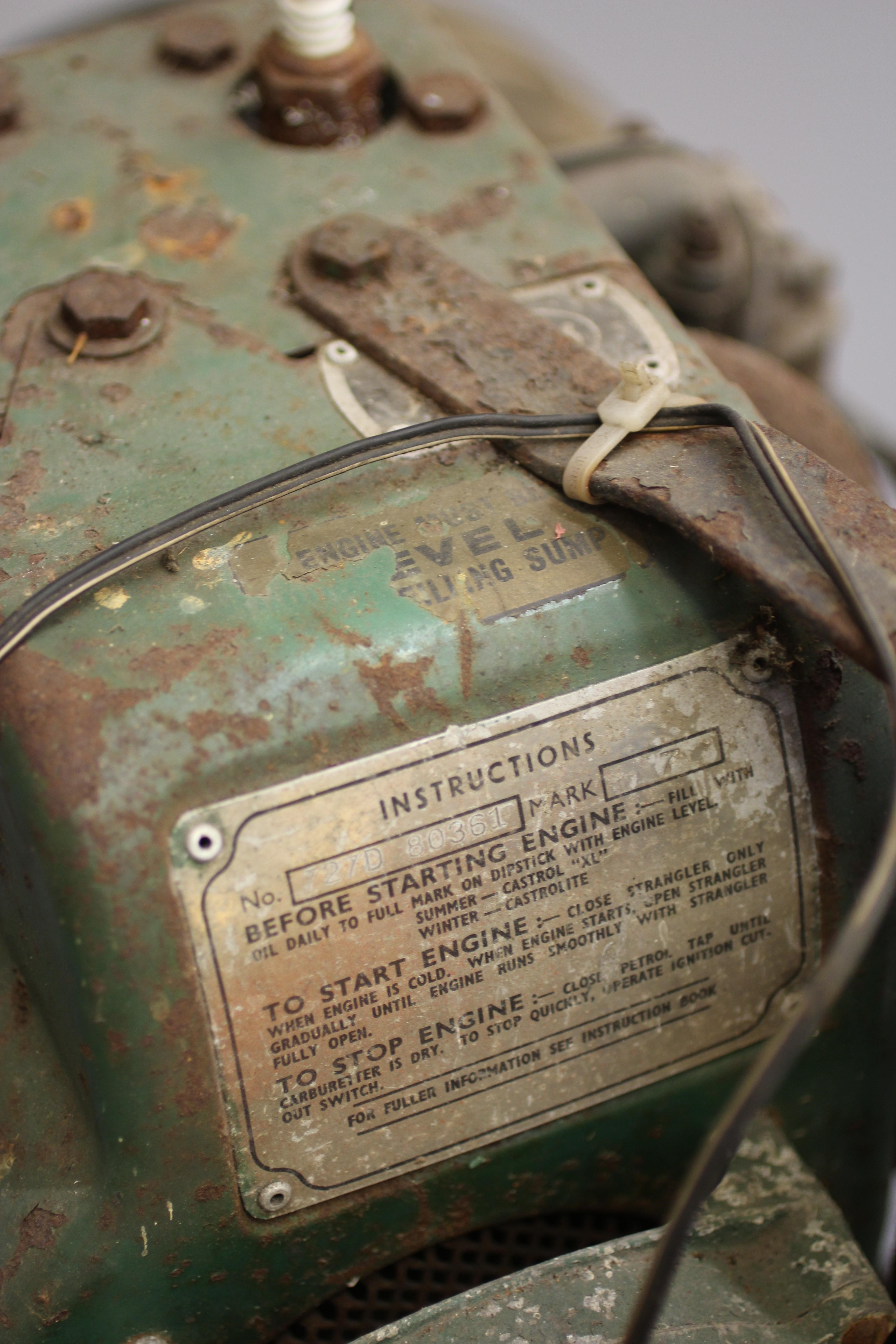 A Go-Cart size petrol driven model of a Jaguar D type. This car has a tubular frame chassis with a Image