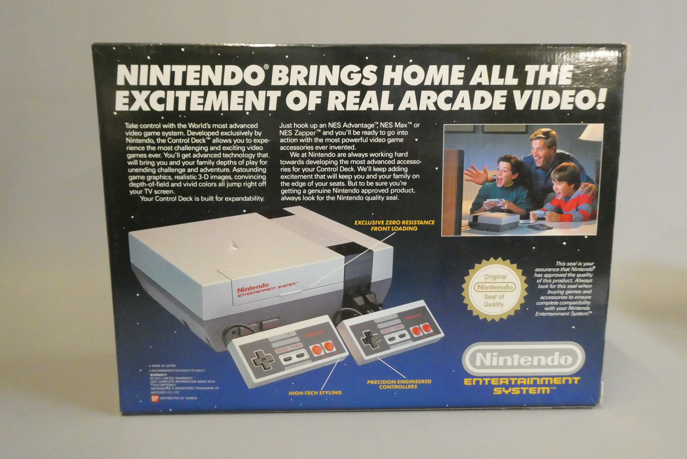 Nintendo Entertainment system control deck NES version, boxed, appears unused, near mint condition Image