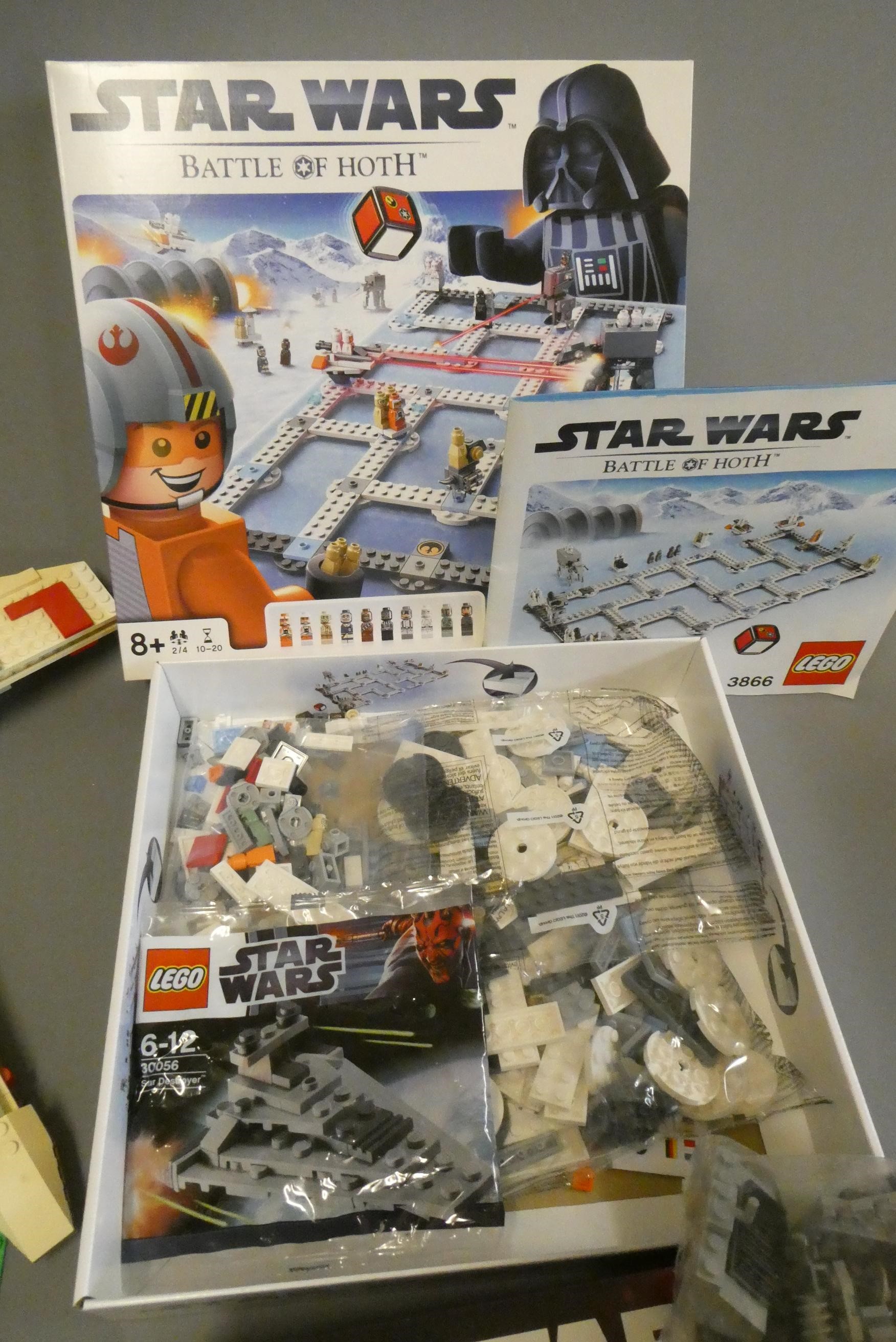 Three boxed Star Wars Lego sets 3866/75100/75037 Image