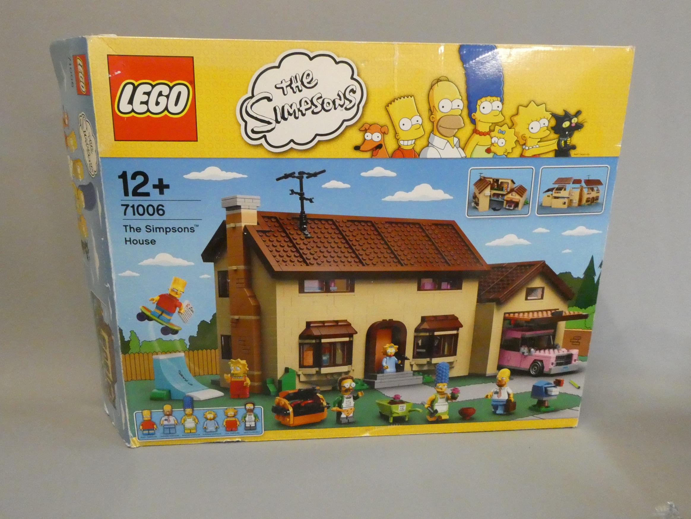 Boxed Lego The Simpsons House 71006 with instructions, the majority of pieces in original packaging, Image