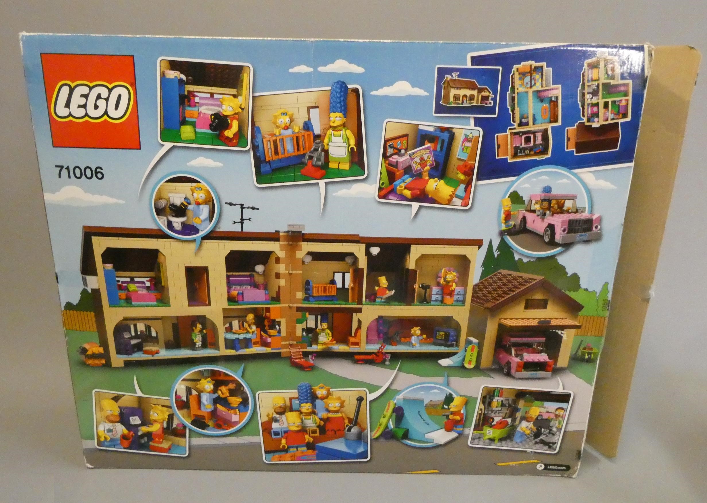 Boxed Lego The Simpsons House 71006 with instructions, the majority of pieces in original packaging, Image