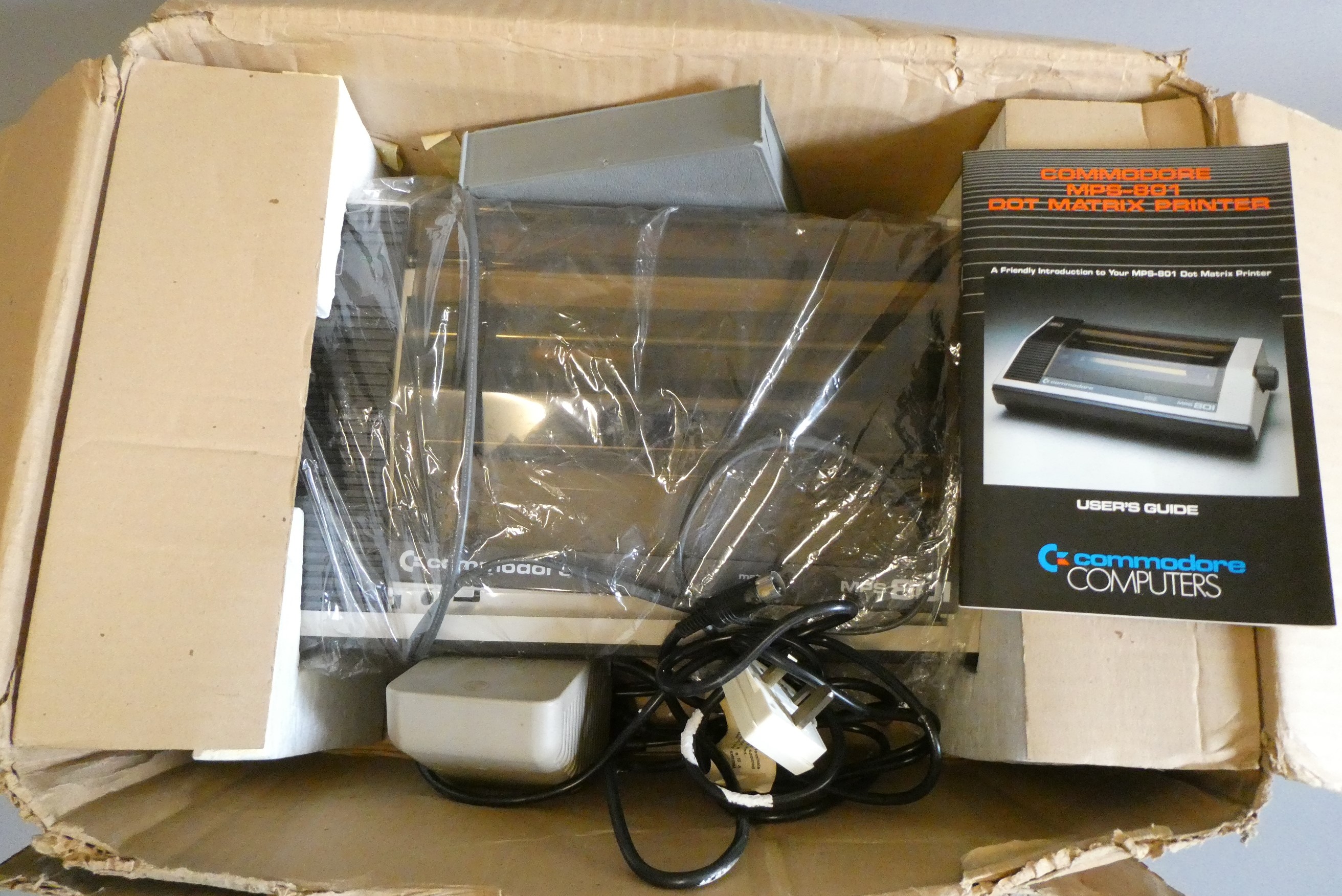 Commodore video computer system with games and accessories Image