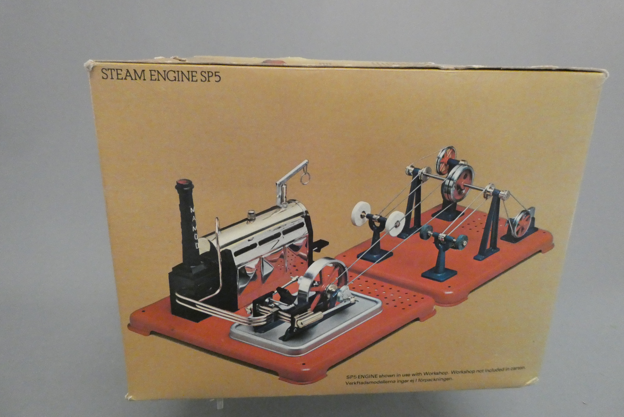 Mamod SP5 steam engine, boxed, in excellent unused condition, box fair, model excellent to mint Image