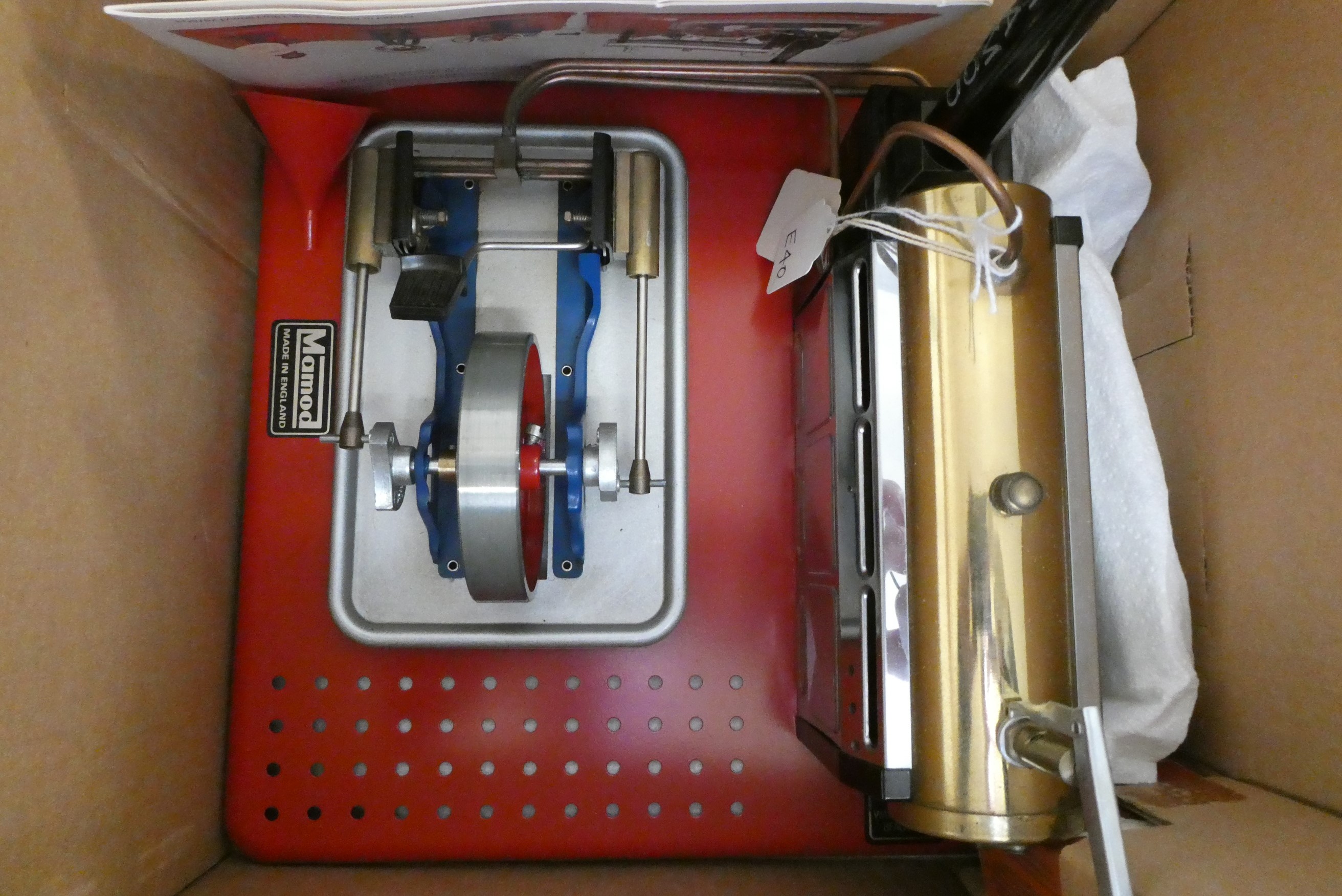 Mamod SP5 steam engine, boxed, in excellent unused condition, box fair, model excellent to mint Image