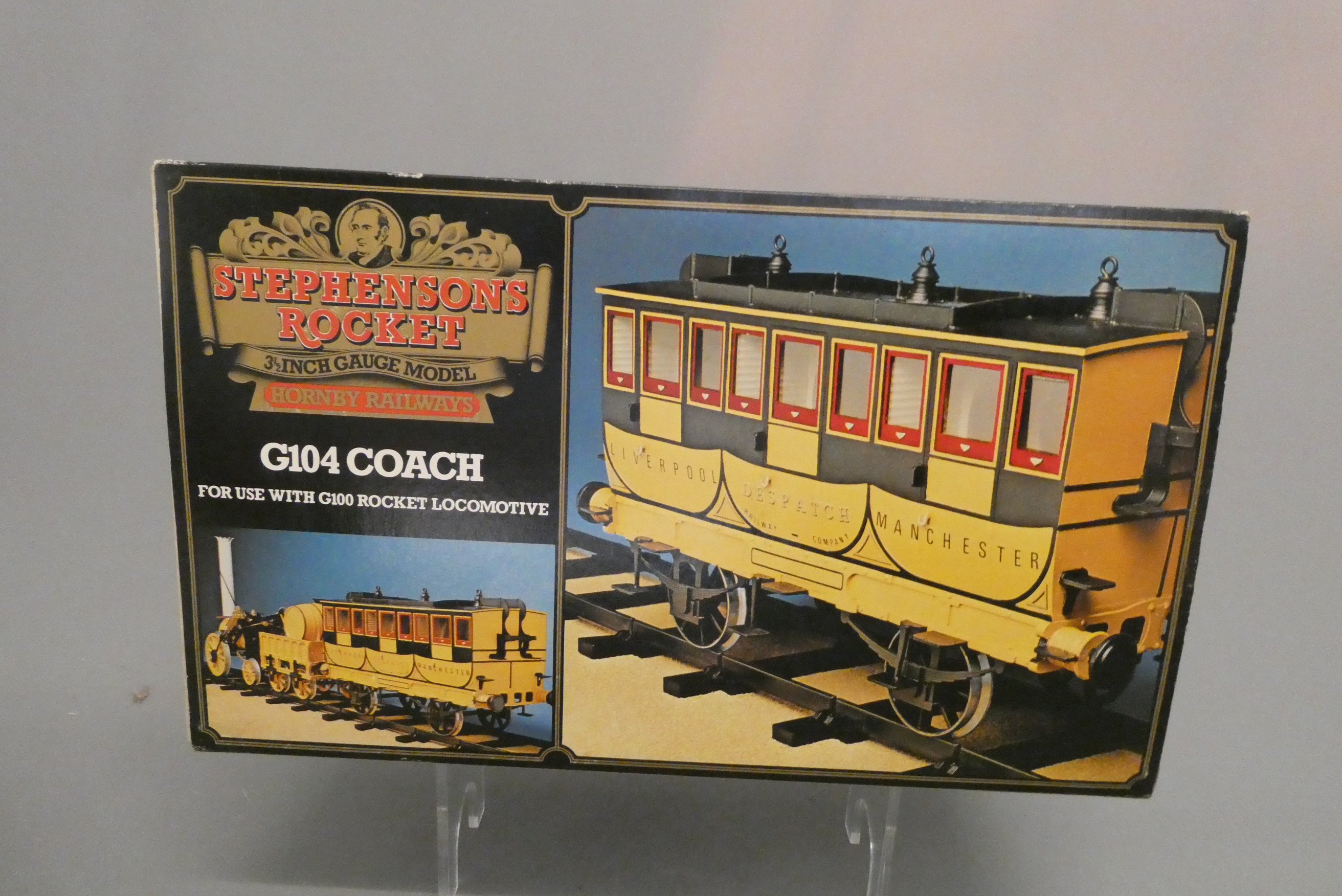 Hornby 3 1/2" gauge Rocket LMR coach, boxed, excellent/mint (Est. plus 24% buyer's premium inc. VAT) Image