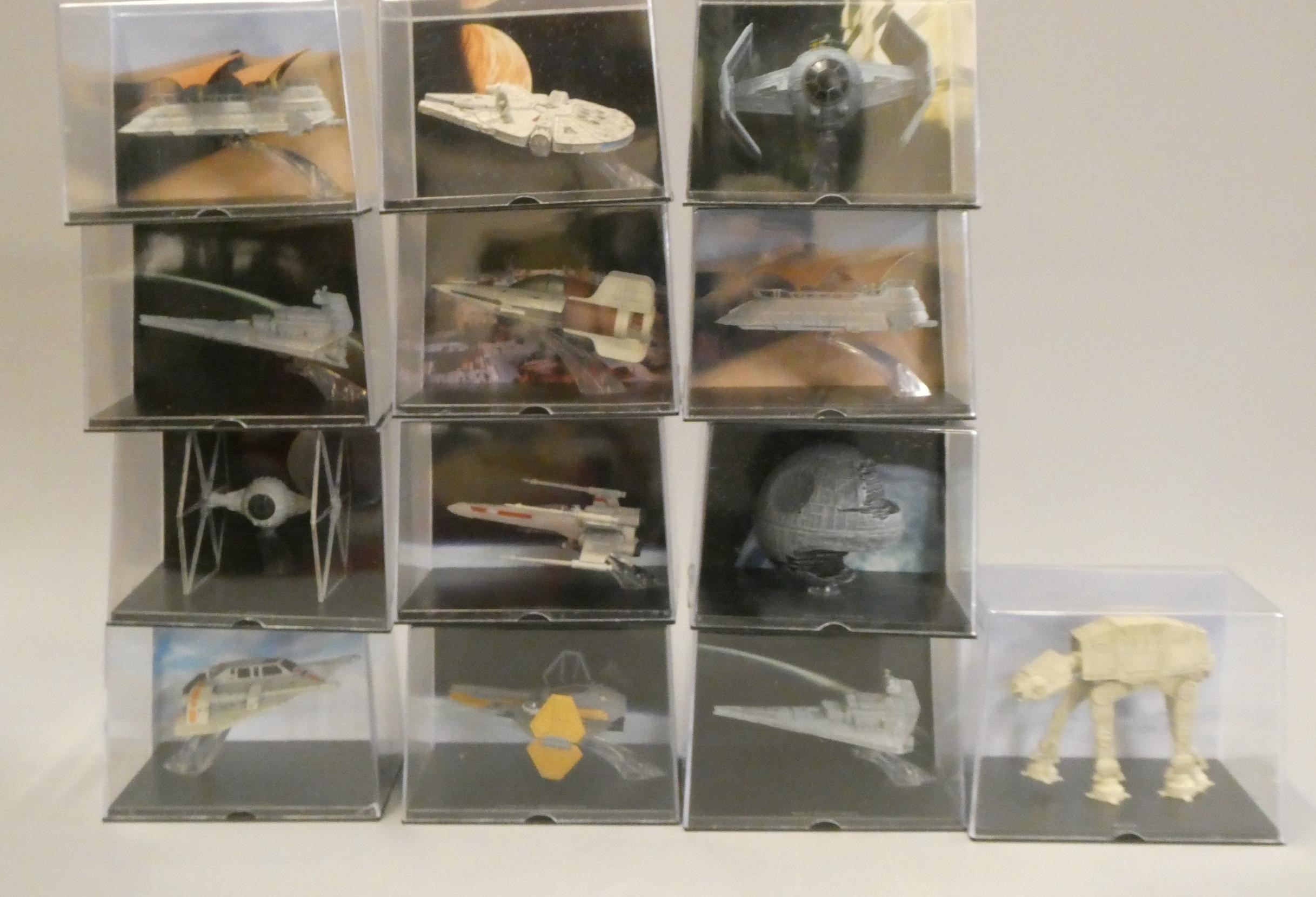 Fourteen loose Lucas Films solid cast Star Wars collectable figures Image