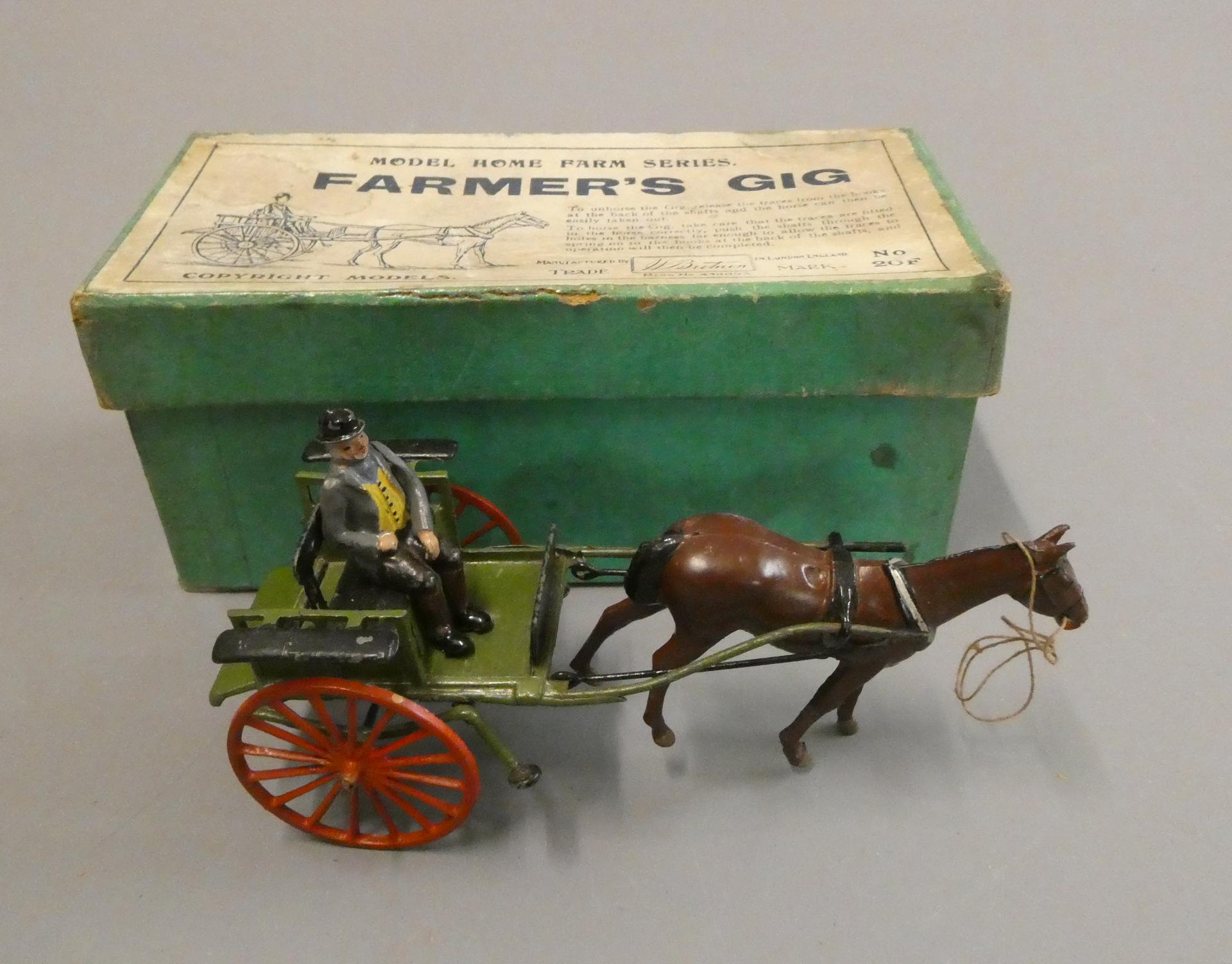 Britains farmers gig with driver, boxed, good (Est. plus 24% buyer's premium inc. VAT) Image