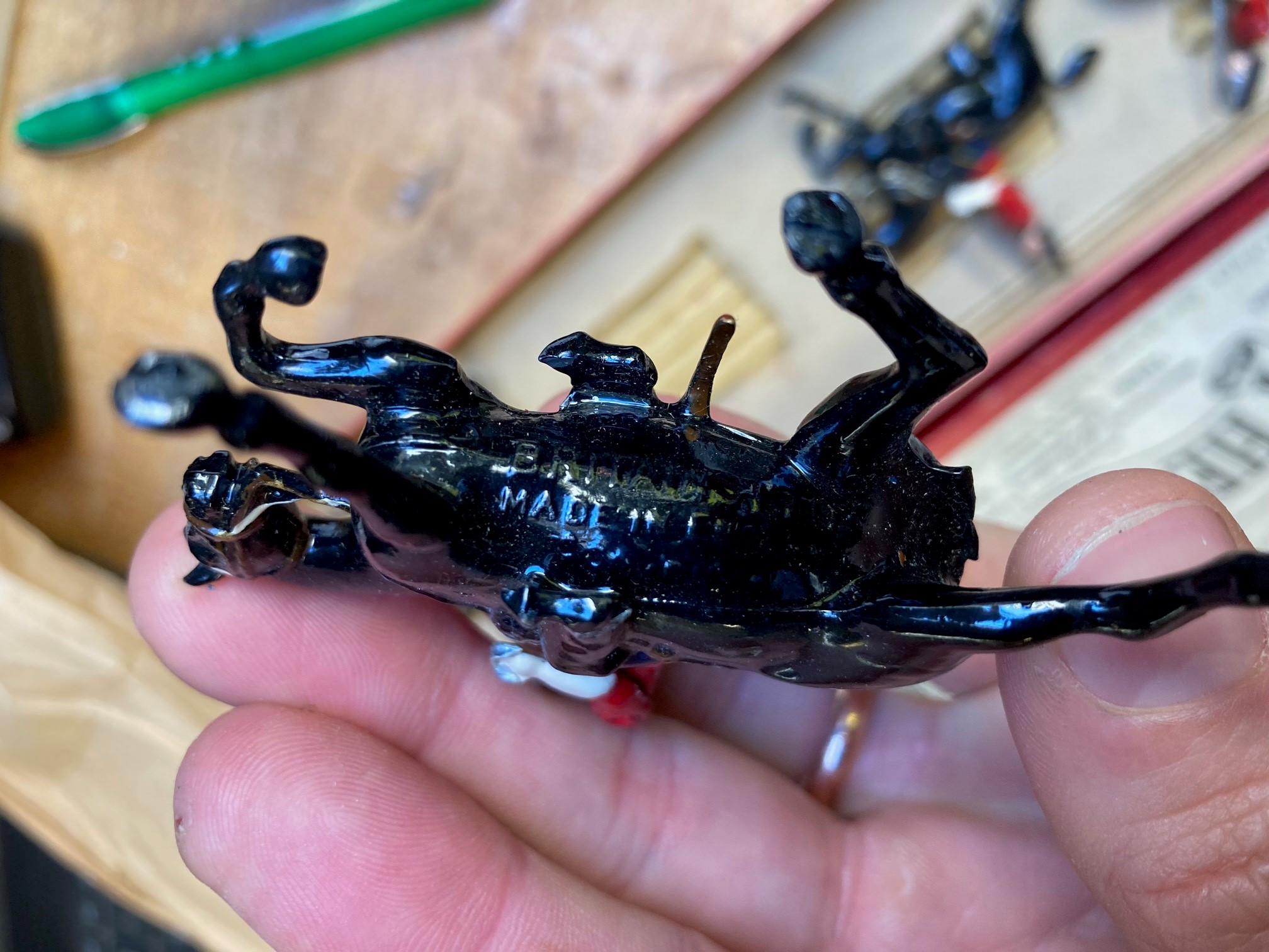 Britains "The Life Guards", five lifeguards on horseback at the trot, boxed, good (Est. plus 24% Image