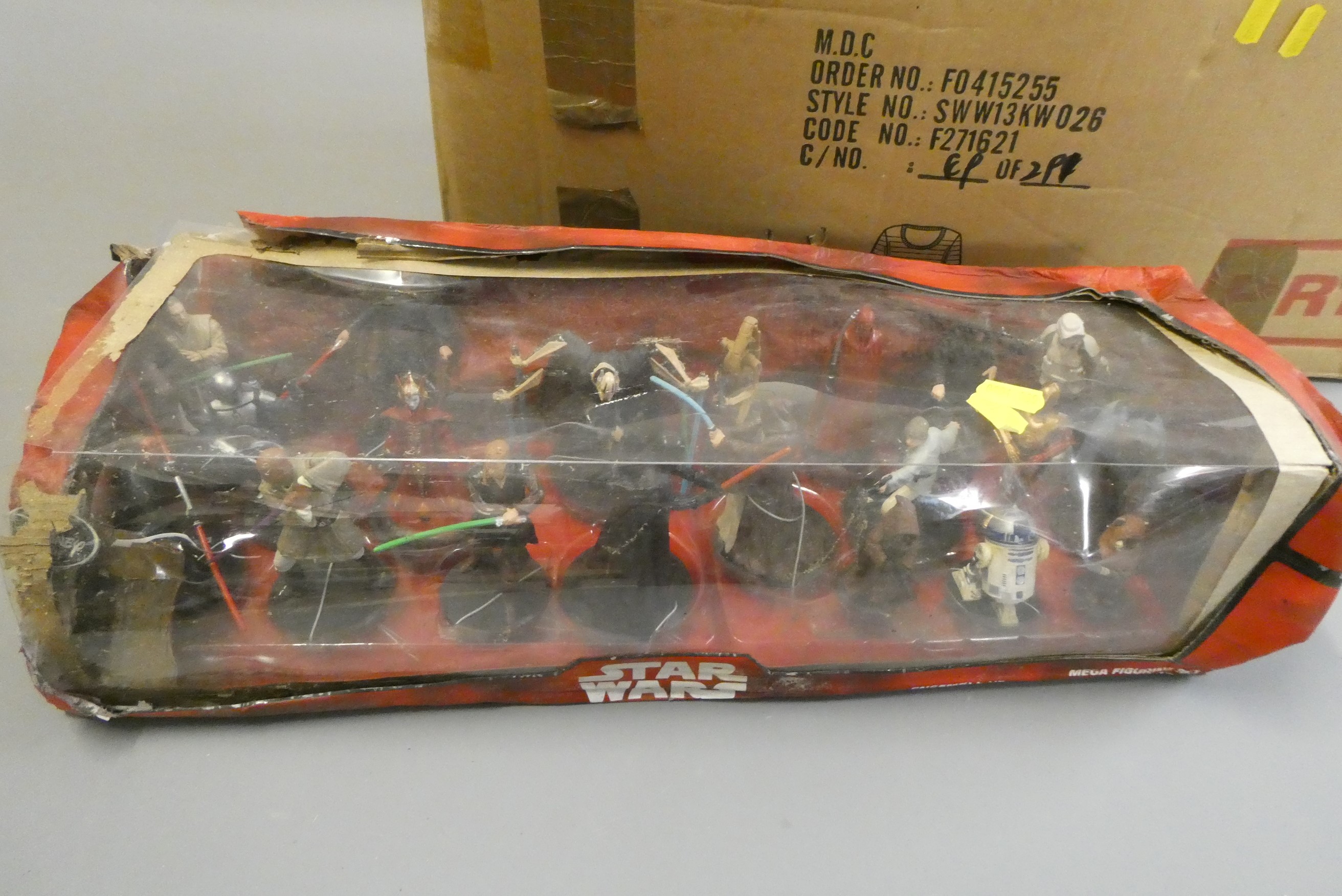 Late issue collectors toys of Star Wars characters and accessories including figures Image