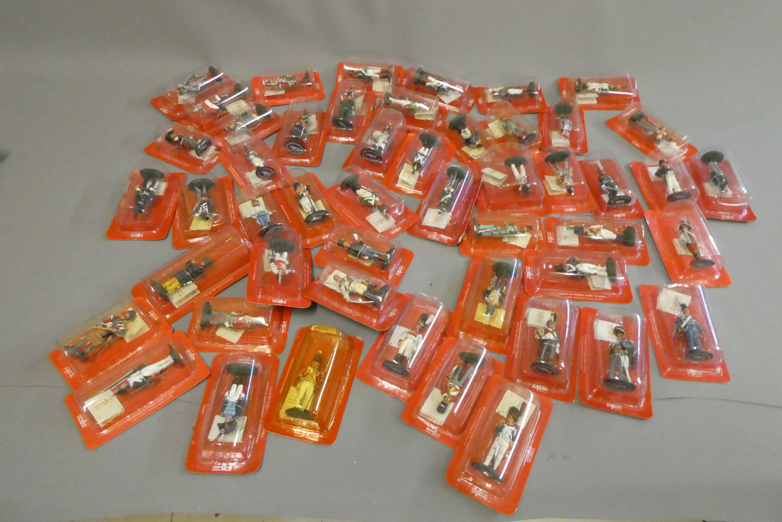 Large quantity of Del-Prado 70mm cast Napoleonic military figures and magazines, all models boxed, Image