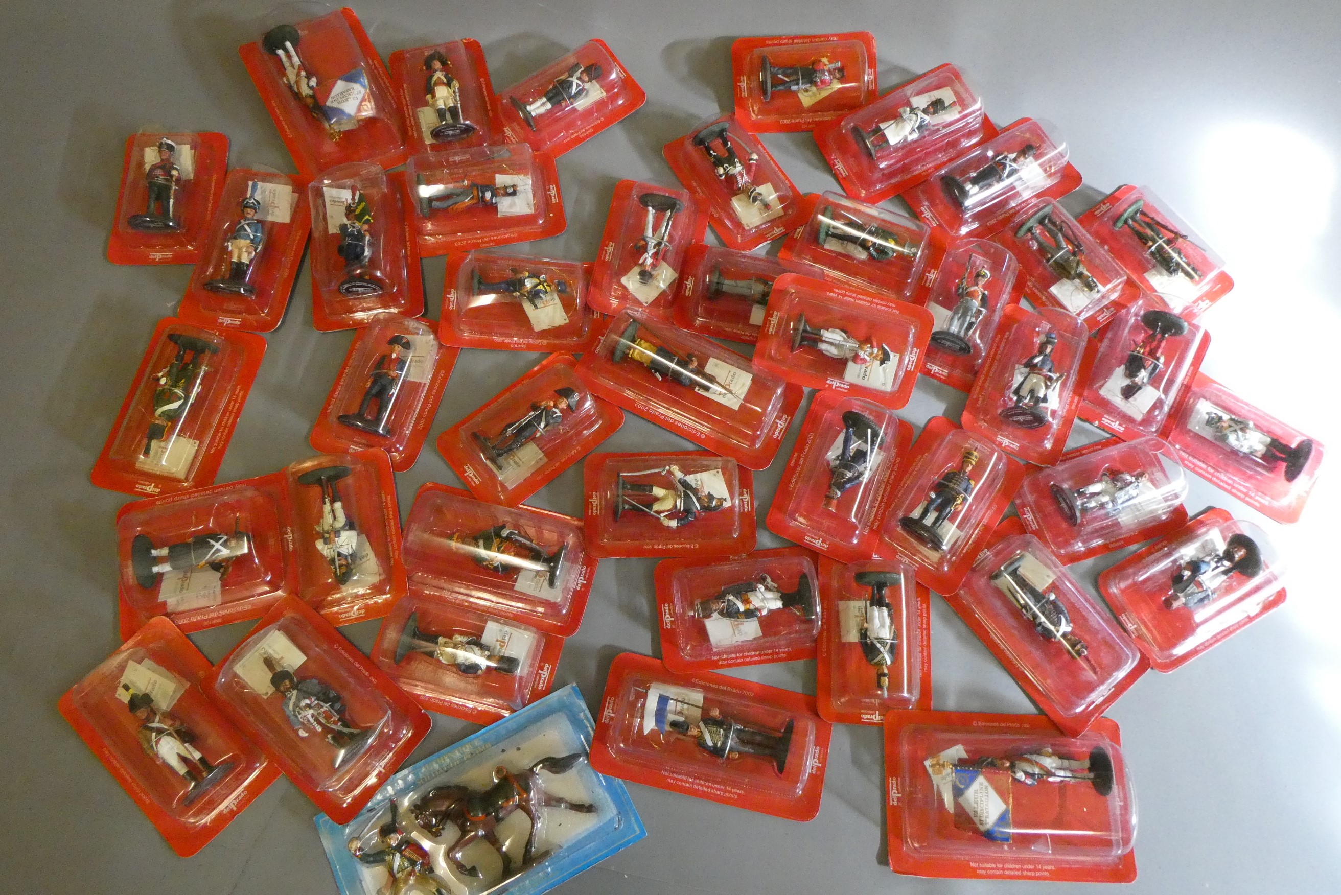 Large quantity of Del-Prado 70mm cast Napoleonic military figures and magazines, all models boxed, Image