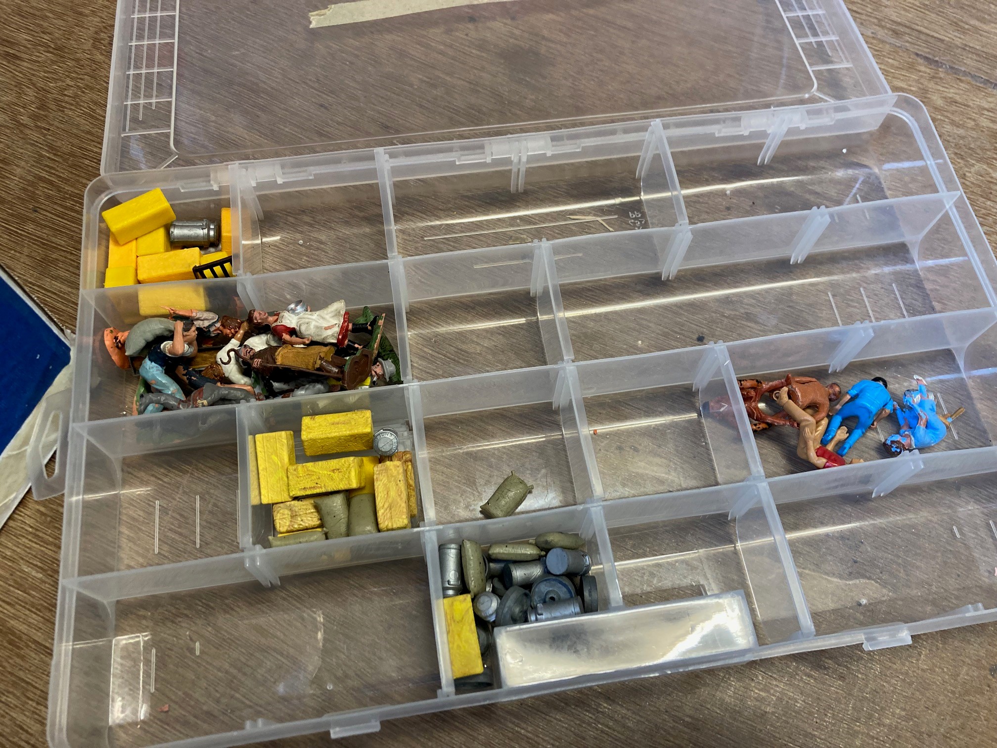 Larger quantity of mainly Britains plastic farm animals including cows, sheep and pigs, fair to good Image