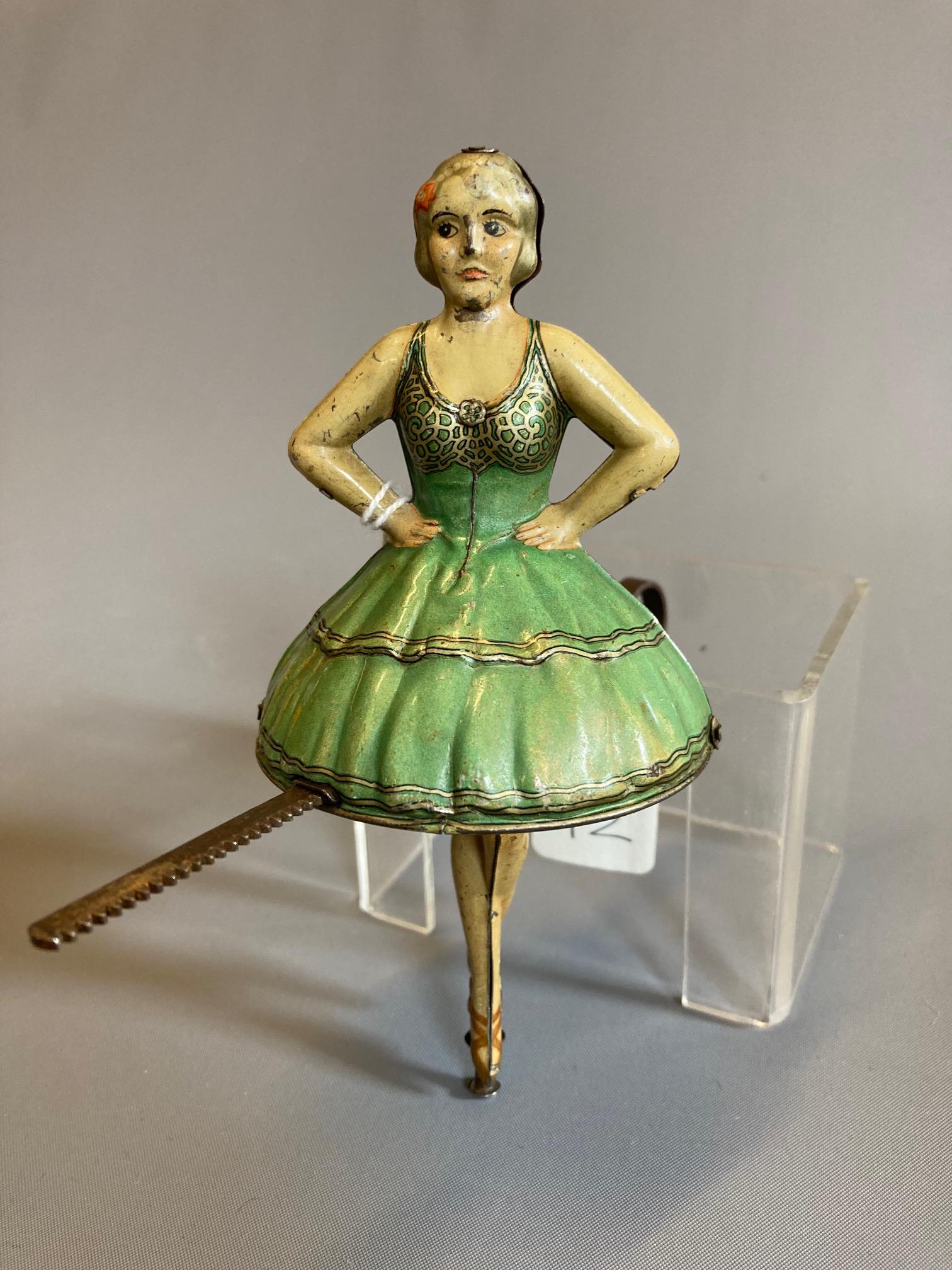 Marx ballerina gyro tinplate toy, gyro in good working order, fair to good (Est. plus 24% buyer's Image