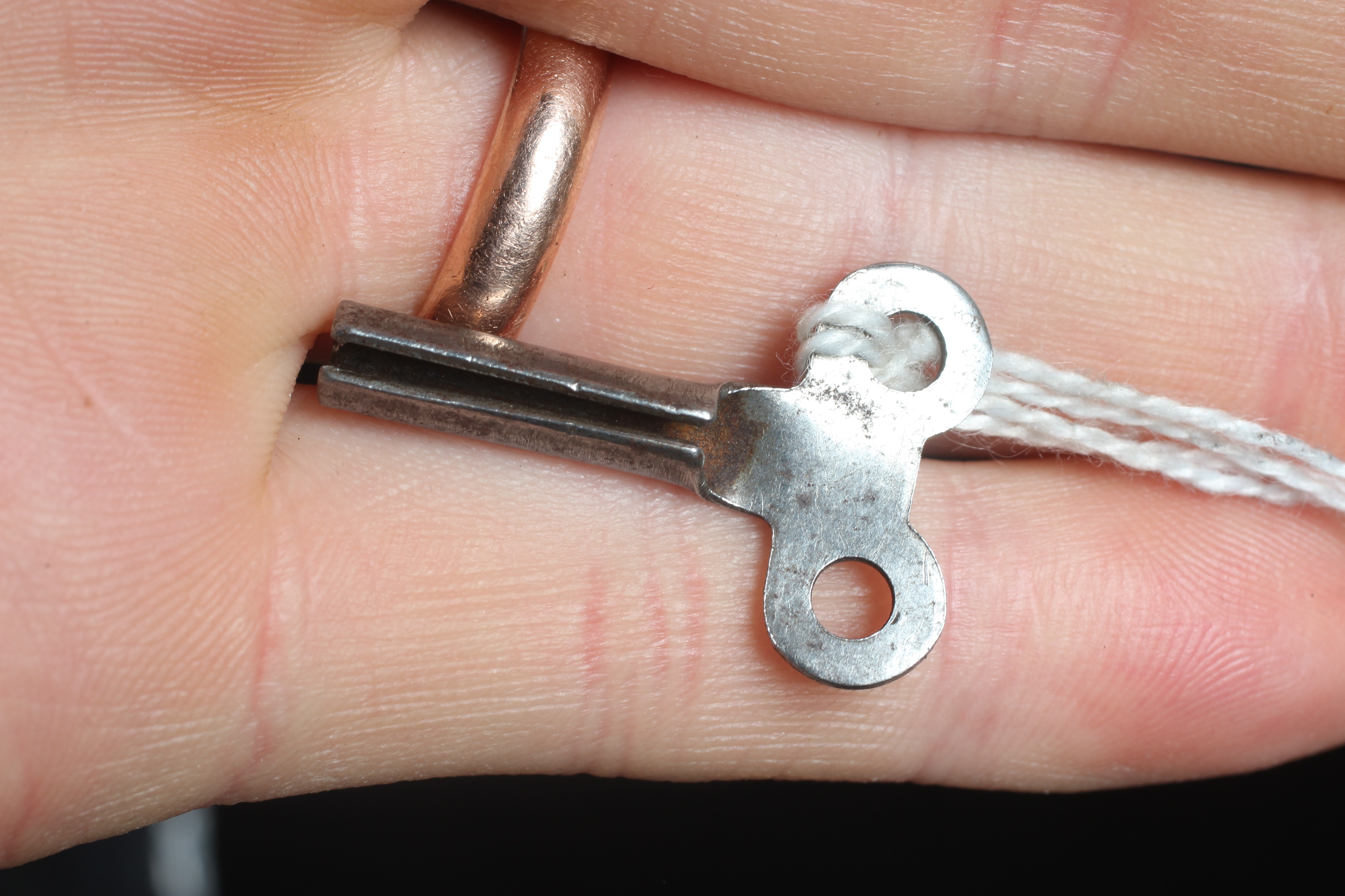 Rare KT toys Japan clockwork robot "Liliput" NP5357 finished in orange with printed detail. Tested Image