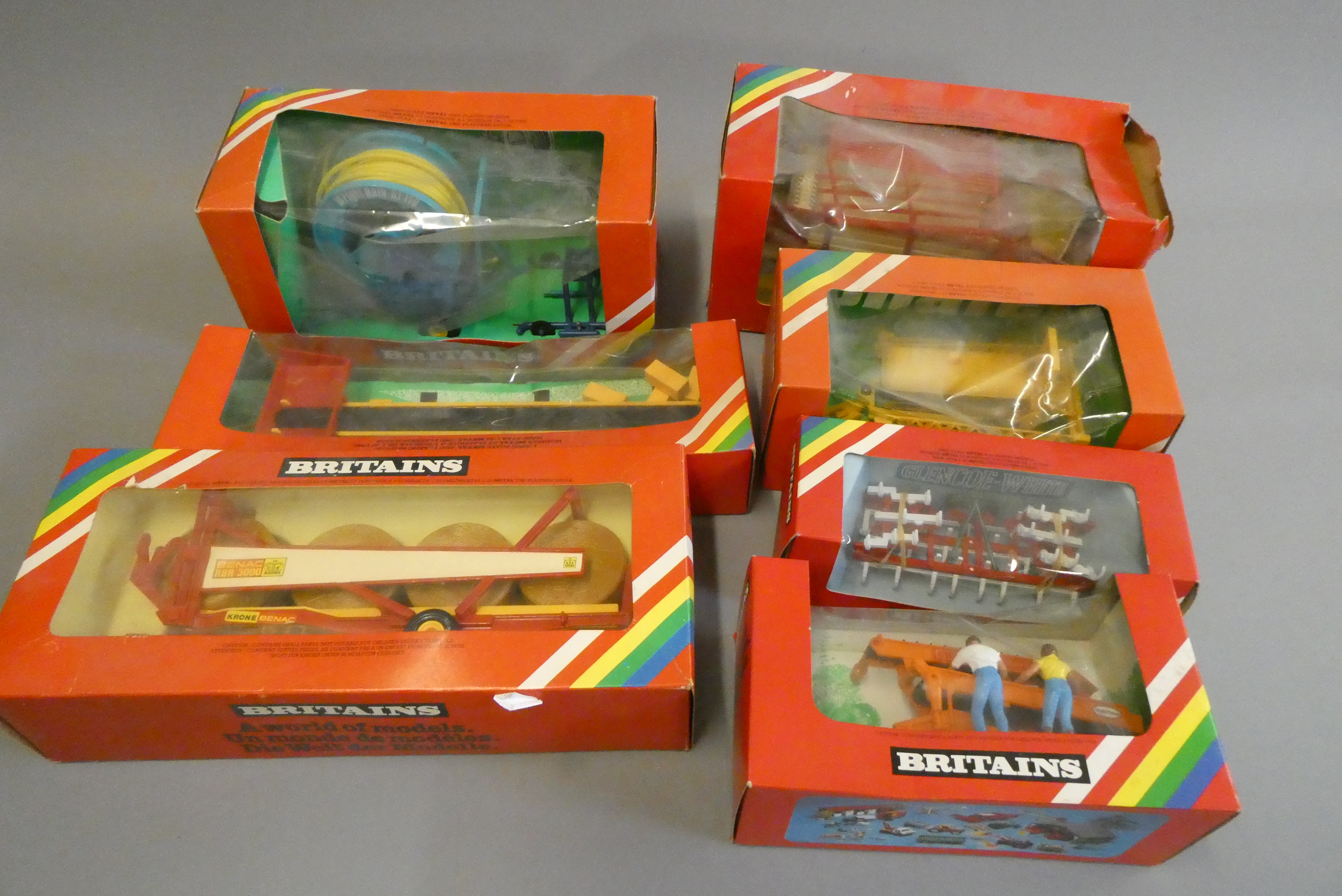 Britains farm equipment comprising 9534 bail carrier Image