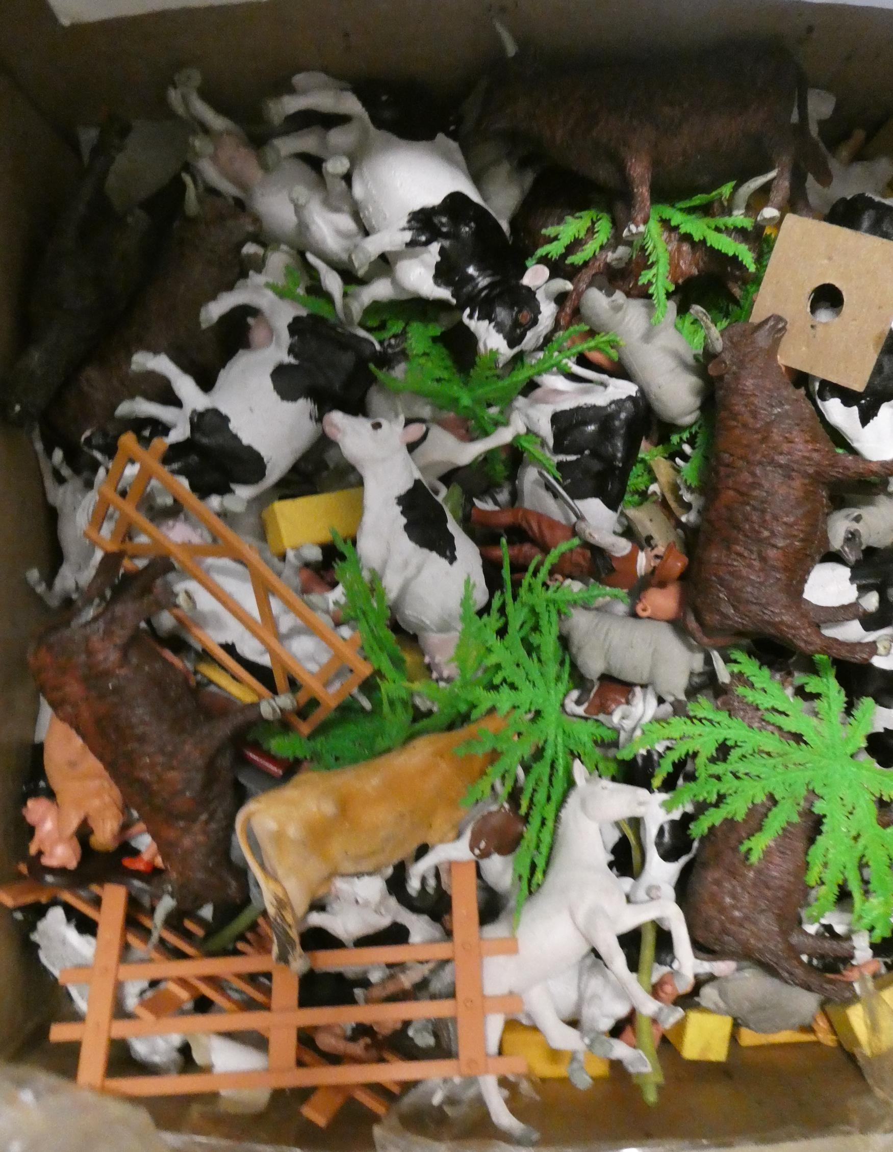 Britains unboxed farm equipment including tractors Image