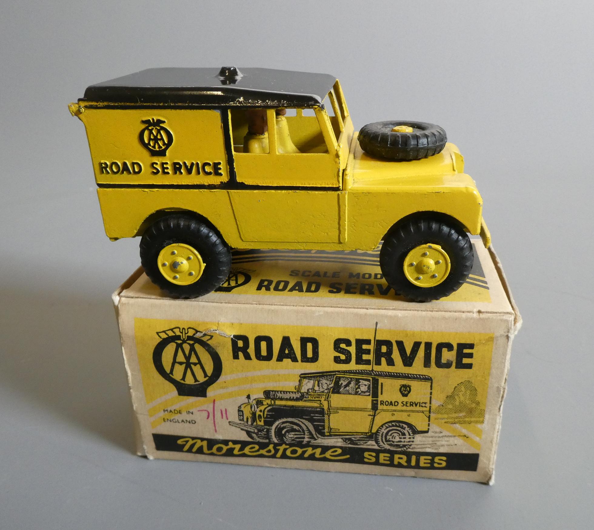 Morestone AA Land Rover, box good+, model excellent (Est. plus 24% buyer's premium inc. VAT) Image