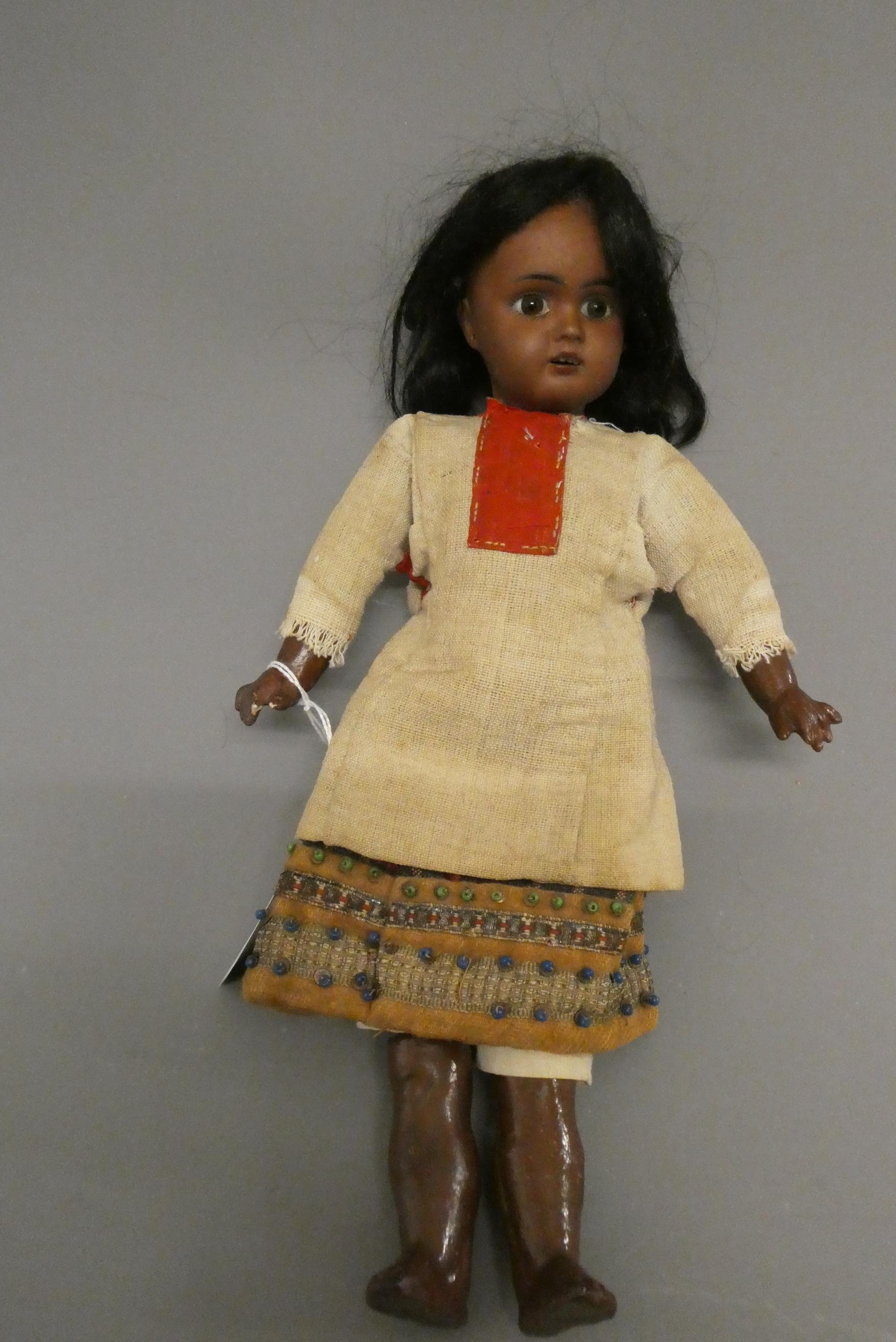 A bisque socket head doll Image