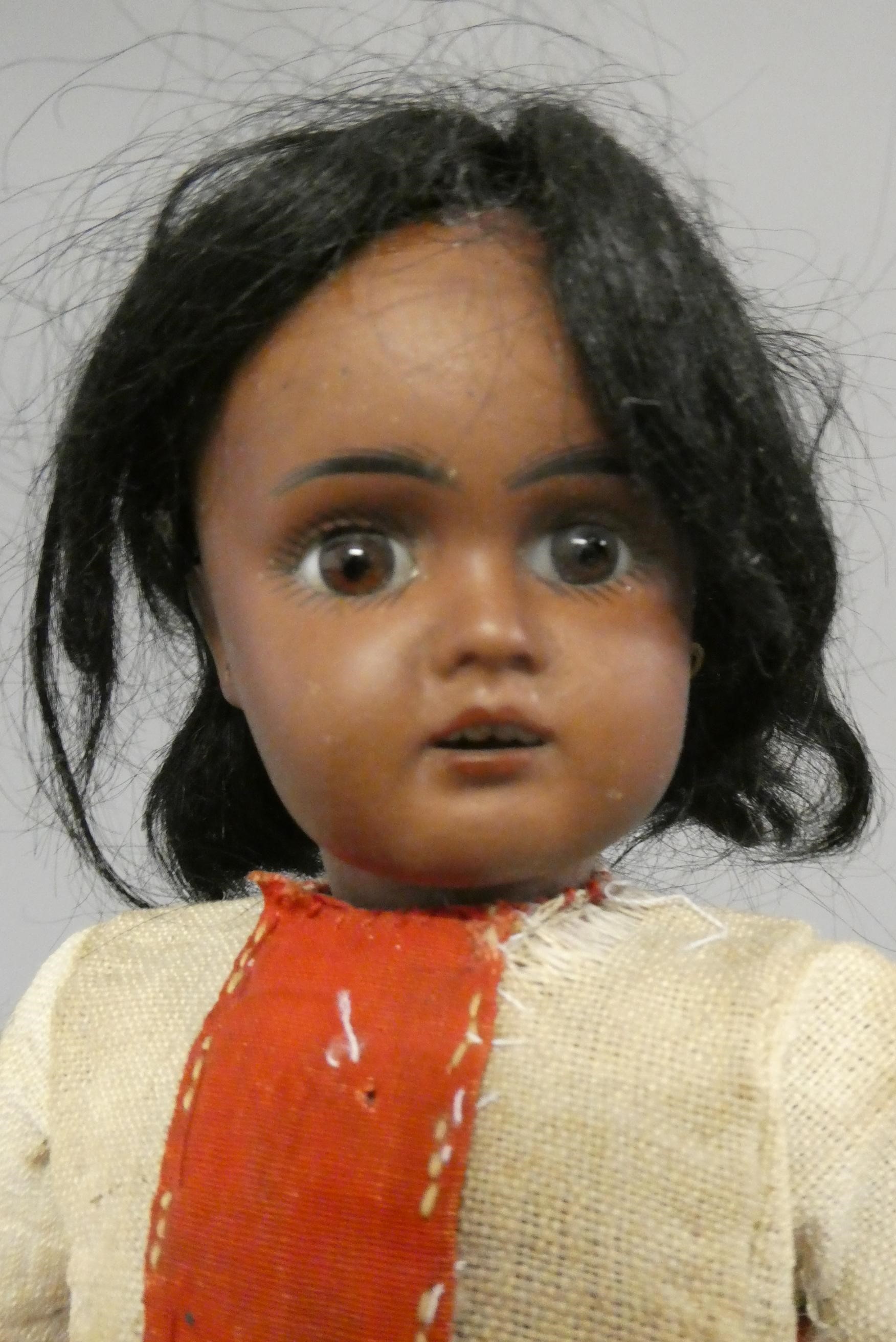 A bisque socket head doll Image