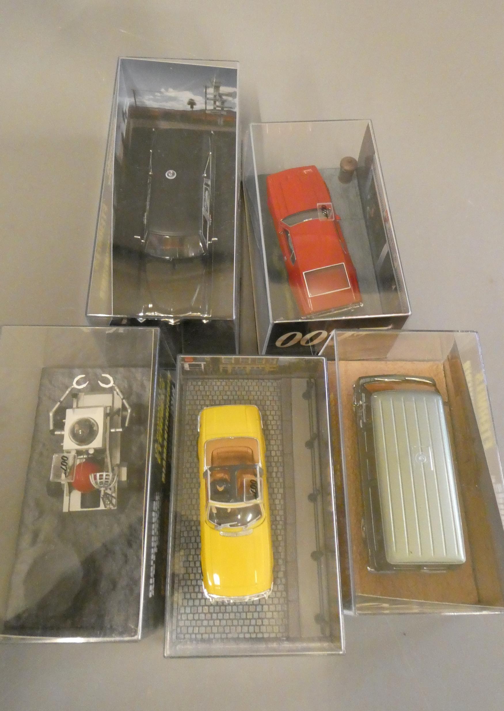 Five Fabbri James Bond Diamonds are Forever vehicles comprising Moon Buggy Image