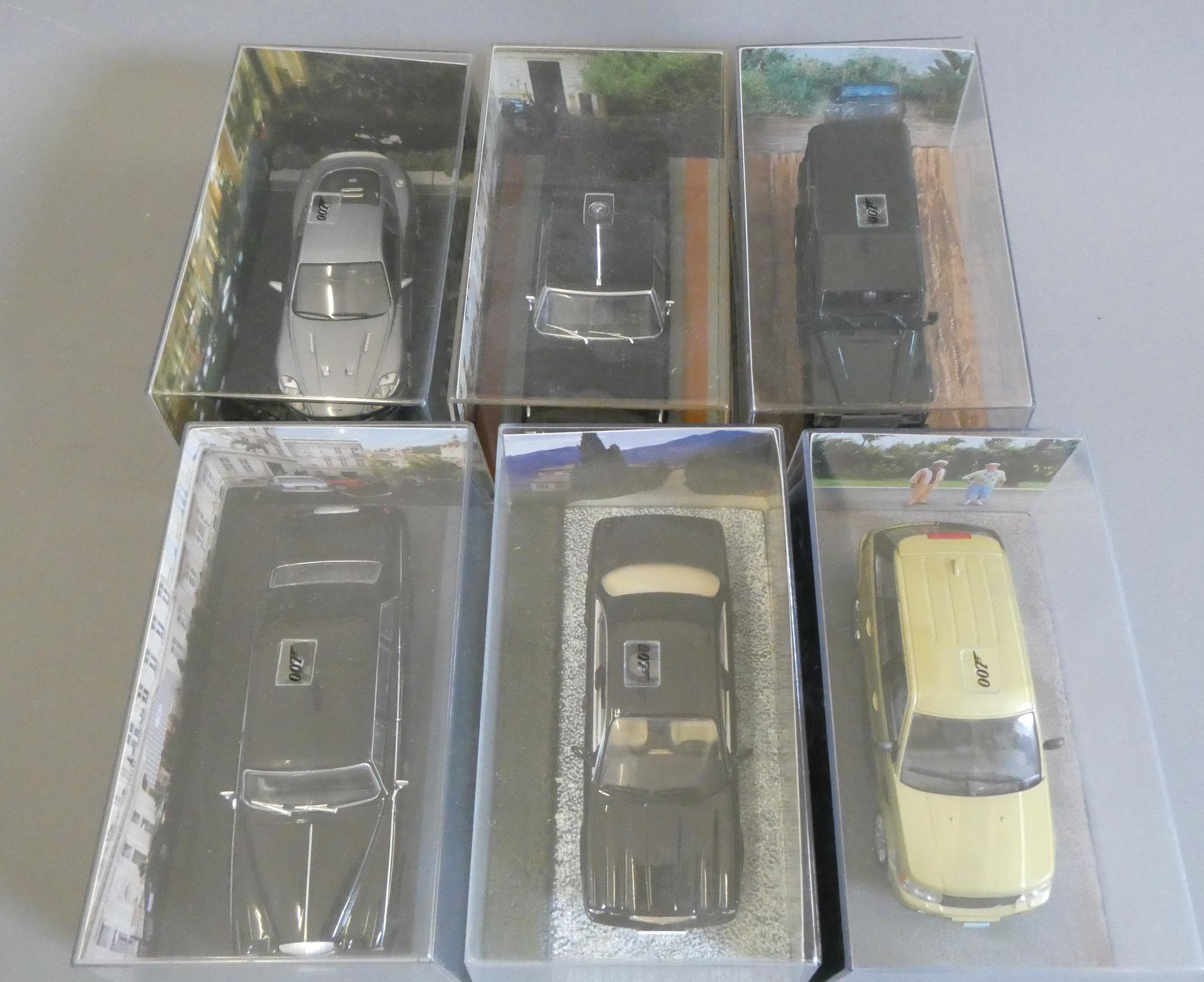 Six Fabbri James Bond Casino Royale vehicles comprising Zill 117 Image