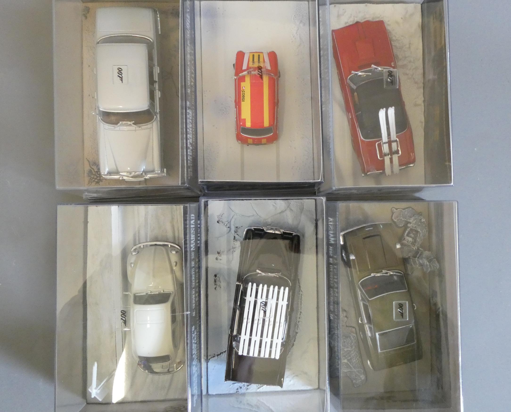 Six Fabbri James Bond On Her Majesty's Secret Service vehicles comprising Austin Mini Image