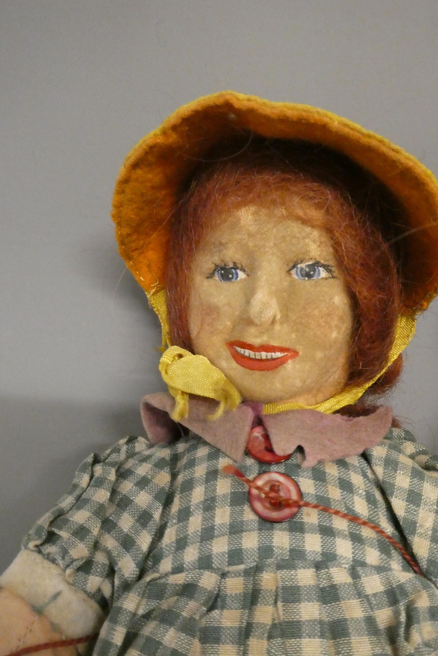 Three felt dolls Image
