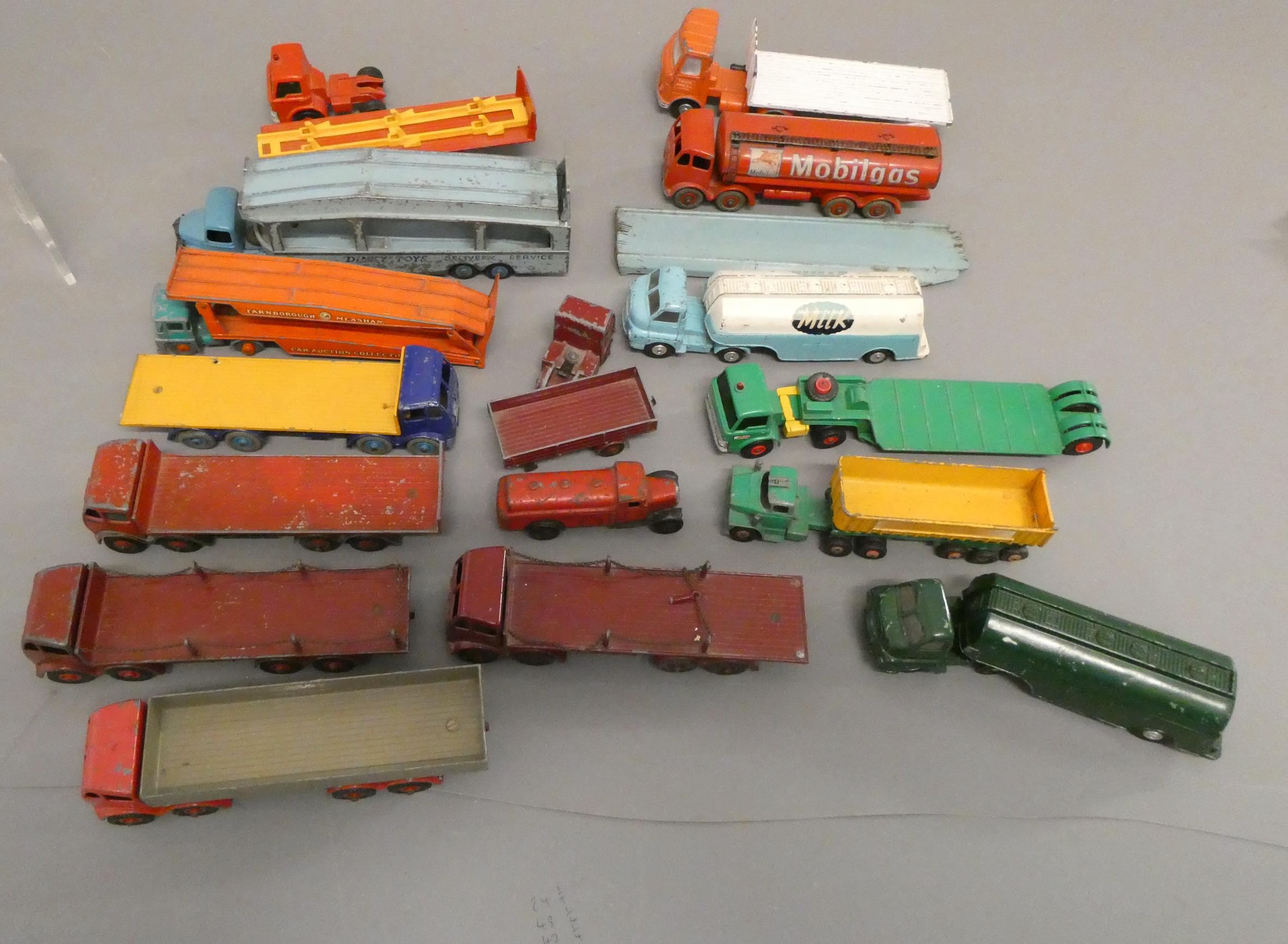 Unboxed diecast vehicles by Dinky, Corgi and others including Dinky Foden lorries, Dinky car Image
