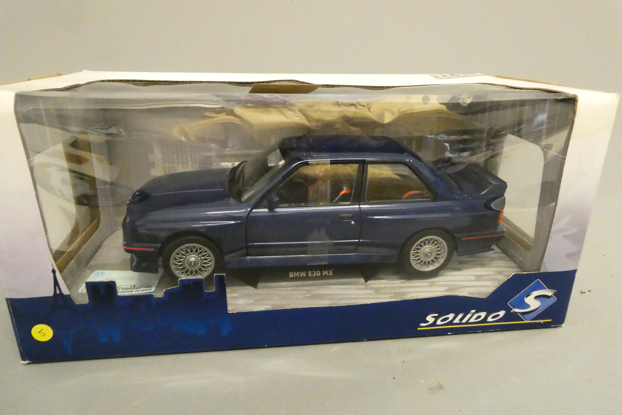 Solido BMW E30 M3, boxed, mint (Est. plus 24% buyer's premium inc. VAT) Image