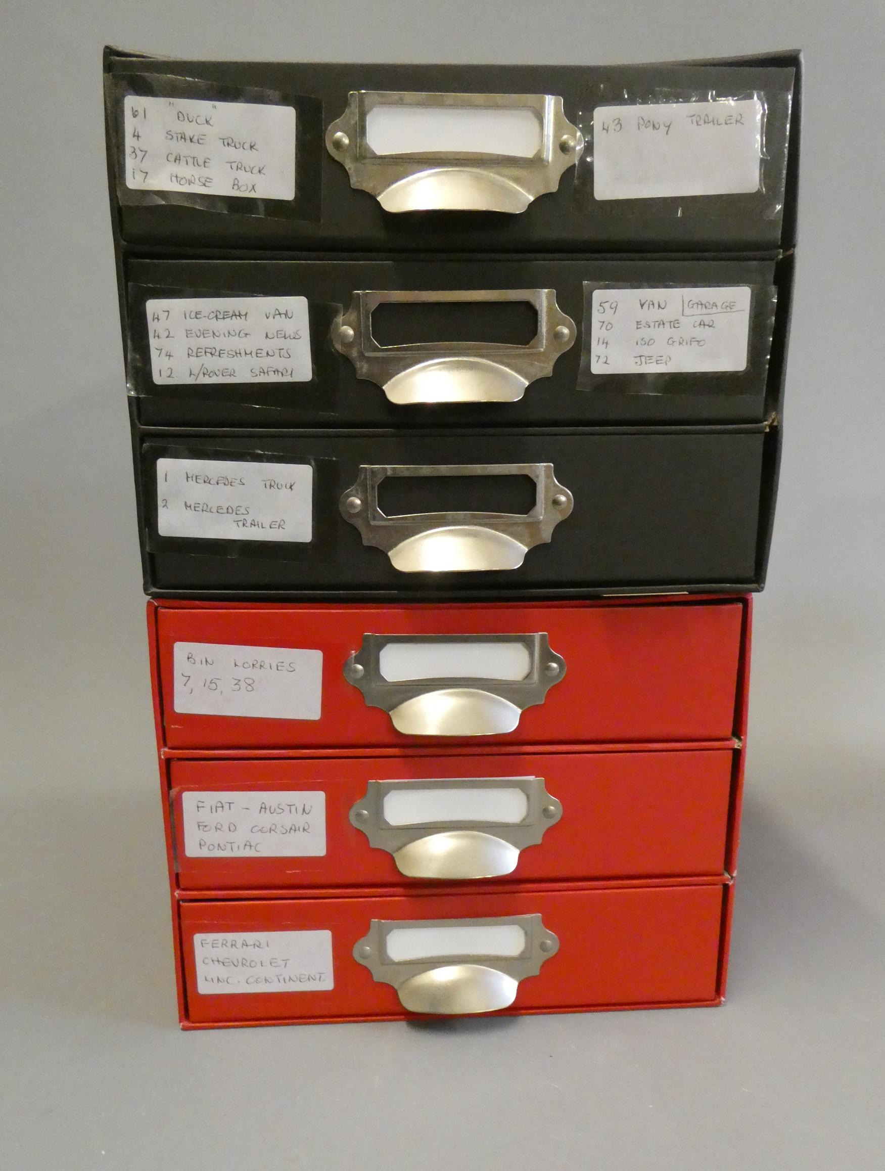 Quantity of playworn Matchbox cars, most items have paint missing, overpainting or damage, poor Image