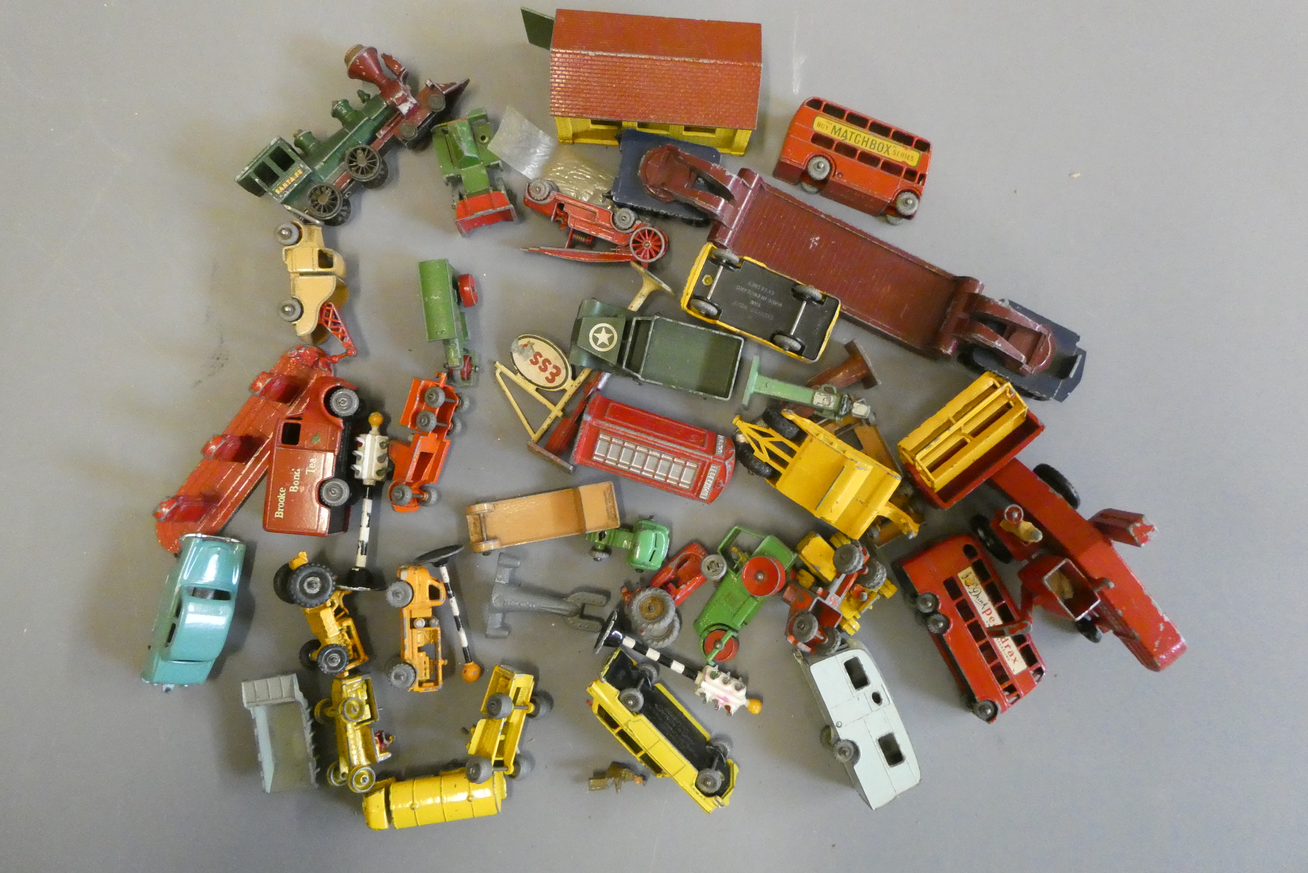 Unboxed Matchbox vehicles, some items have paint damage or parts missing. Fair to poor (Est. plus Image