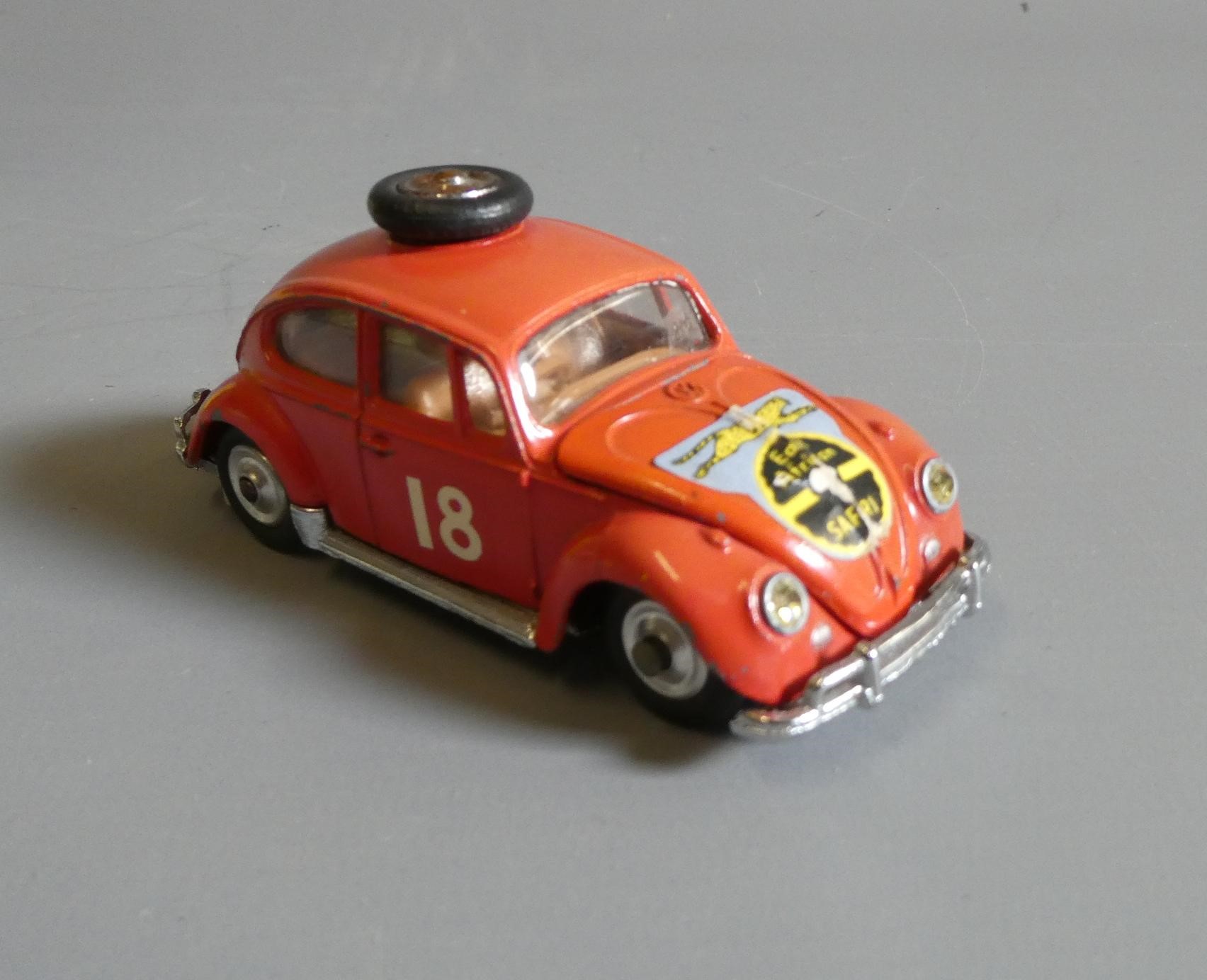 Corgi 256 VW 1200 Safari and Rhino, box is good but internal packing is missing, model good+ (Est. Image