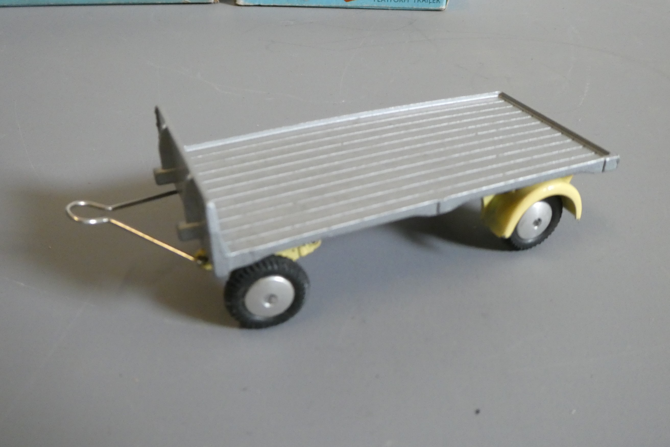 Corgi 457 ERF Lorry, 101 Trailer, and a 458 ERF Earth Dumper, boxes fair to poor, models excellent Image