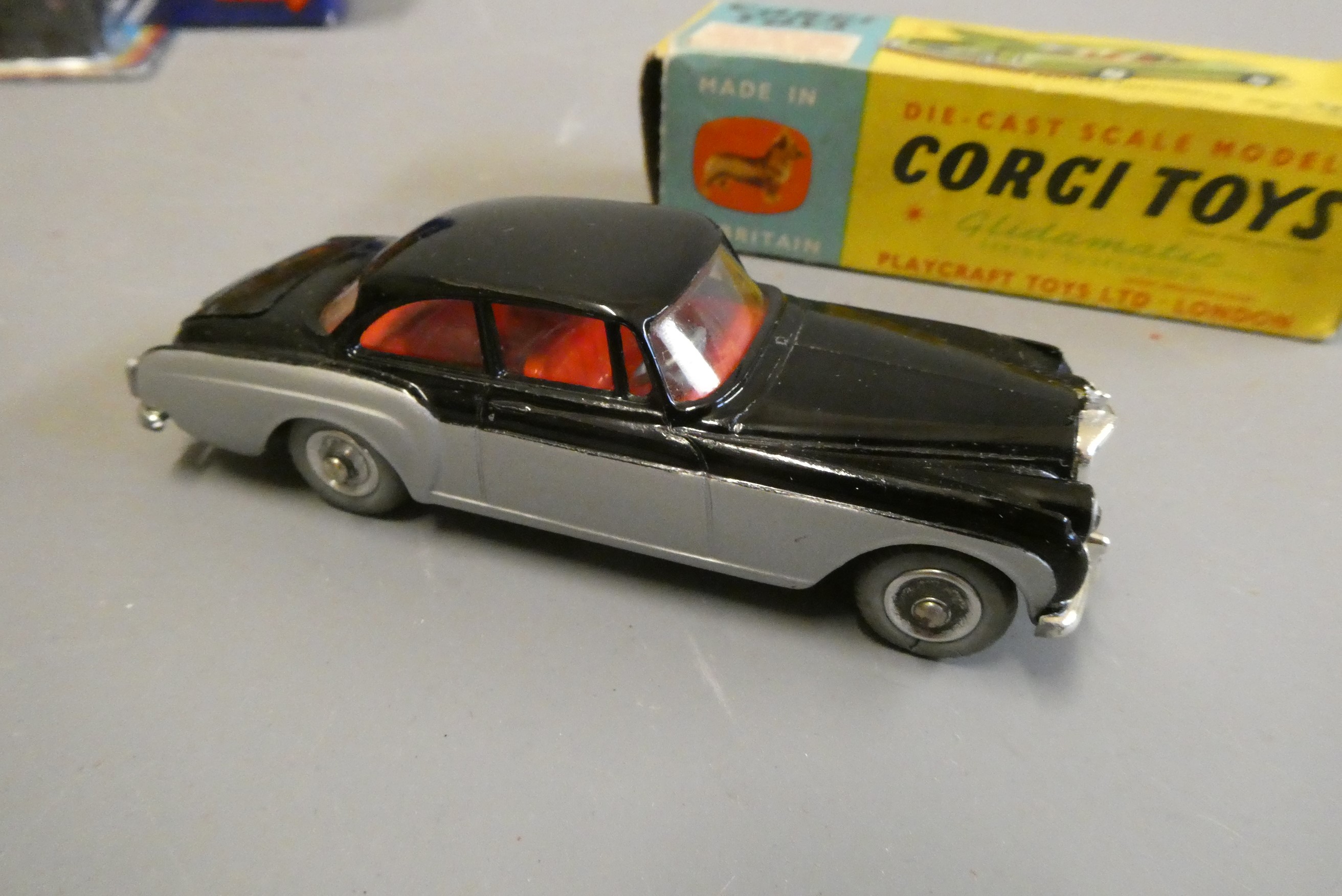Corgi 224 Bentley Continental, boxed, excellent and a Rolls Royce Corniche and Matchbox Rolls Royce, Image