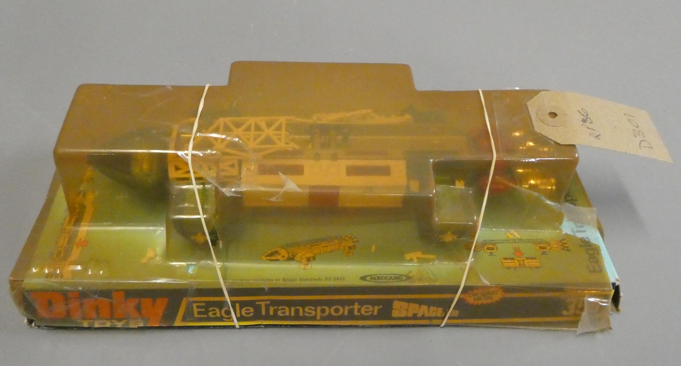 Dinky Toys 359 eagle transporter, plastic parts on model suffering from fatigue, some damage to Image
