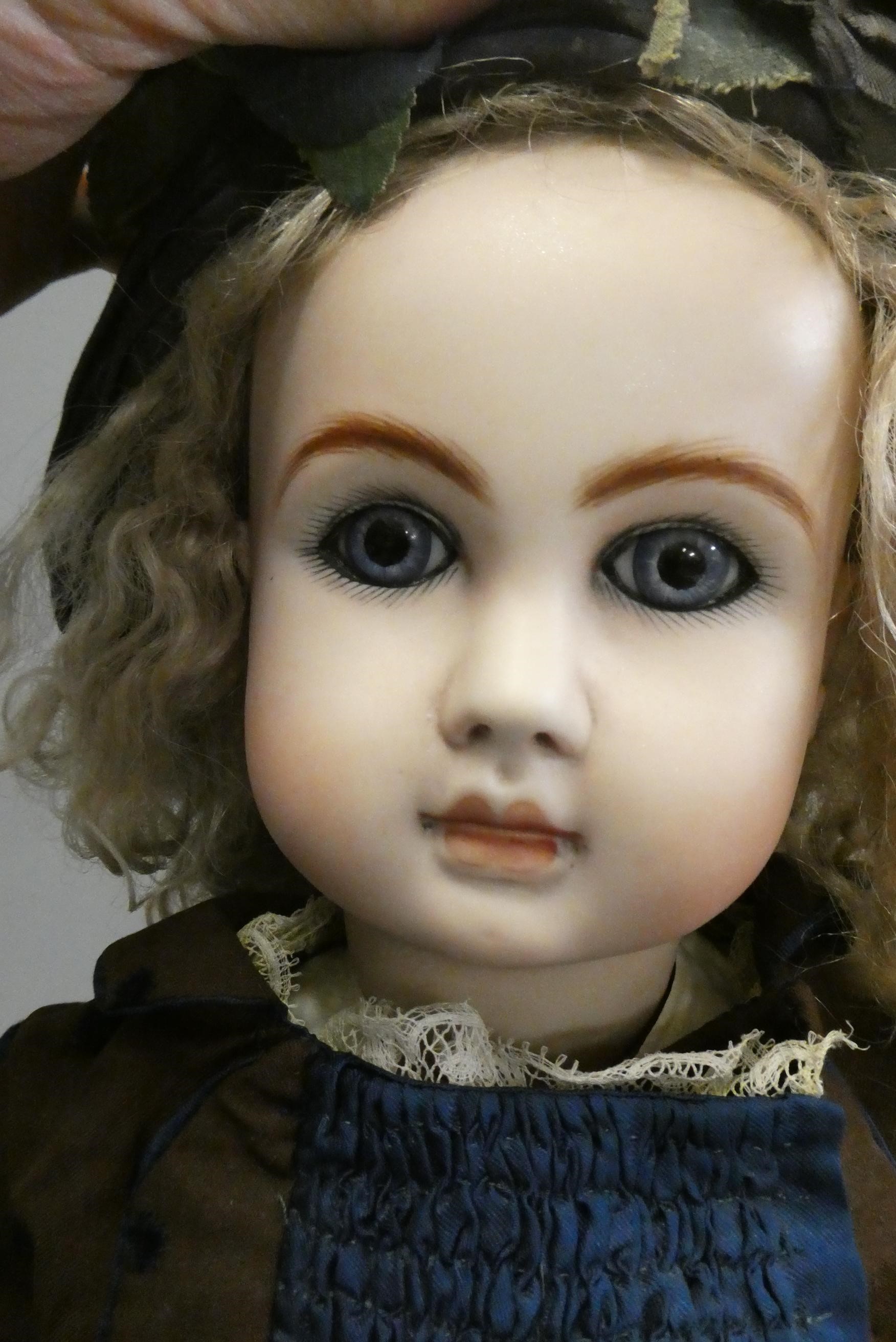 A reproduction Jules Nicholas Steiner bisque socket head doll Image