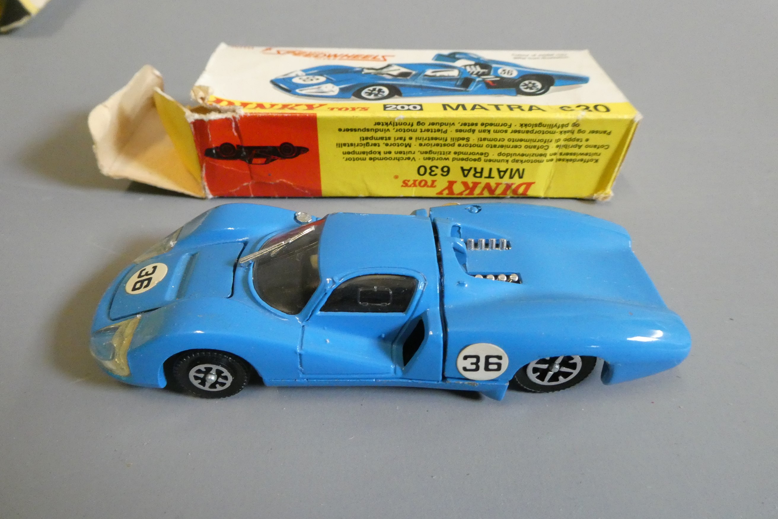 Dinky 370 Dragster and 200 Mantra 630, both items boxed, boxes fair/good, models good+ (Est. plus Image